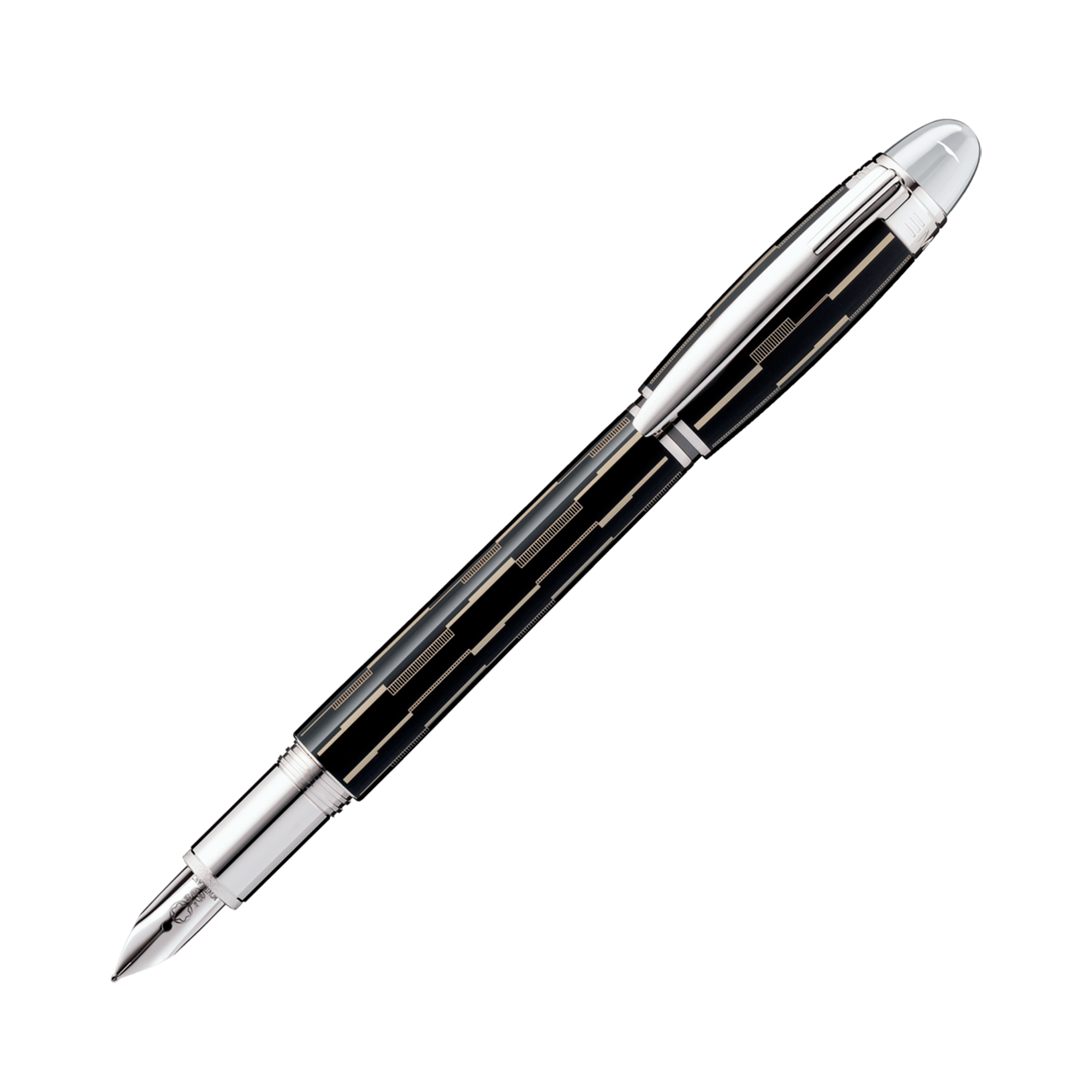 Montblanc StarWalker Black Mystery Fountain Pen Size M , 104224_2