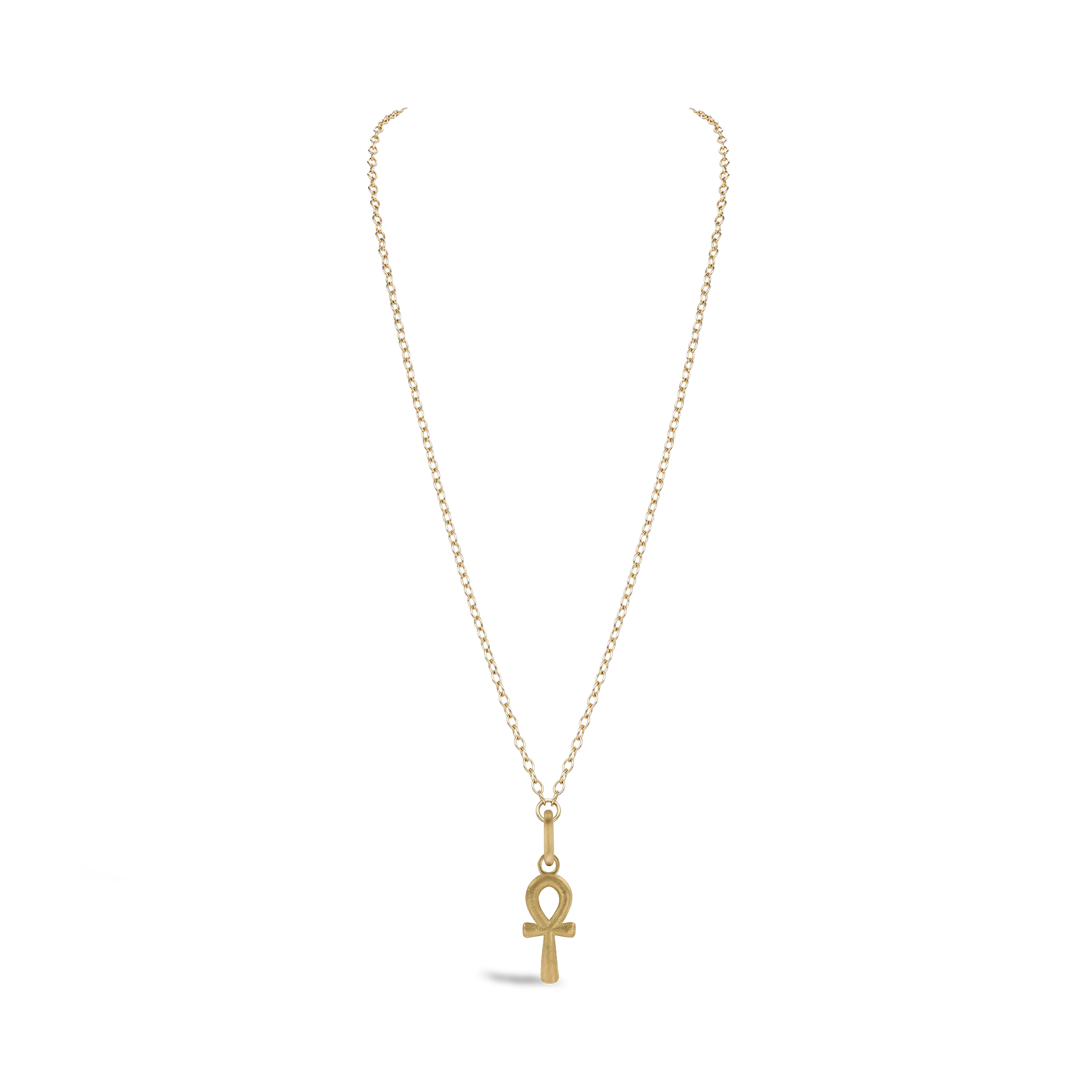 Ankh Cross Gold Pendant Charm _2