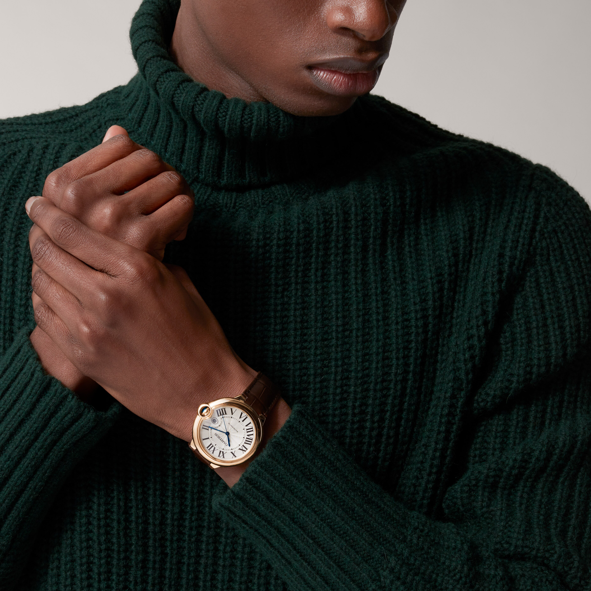 Cartier Ballon Bleu de Cartier 42mm, Silver Dial, Roman Numerals_10