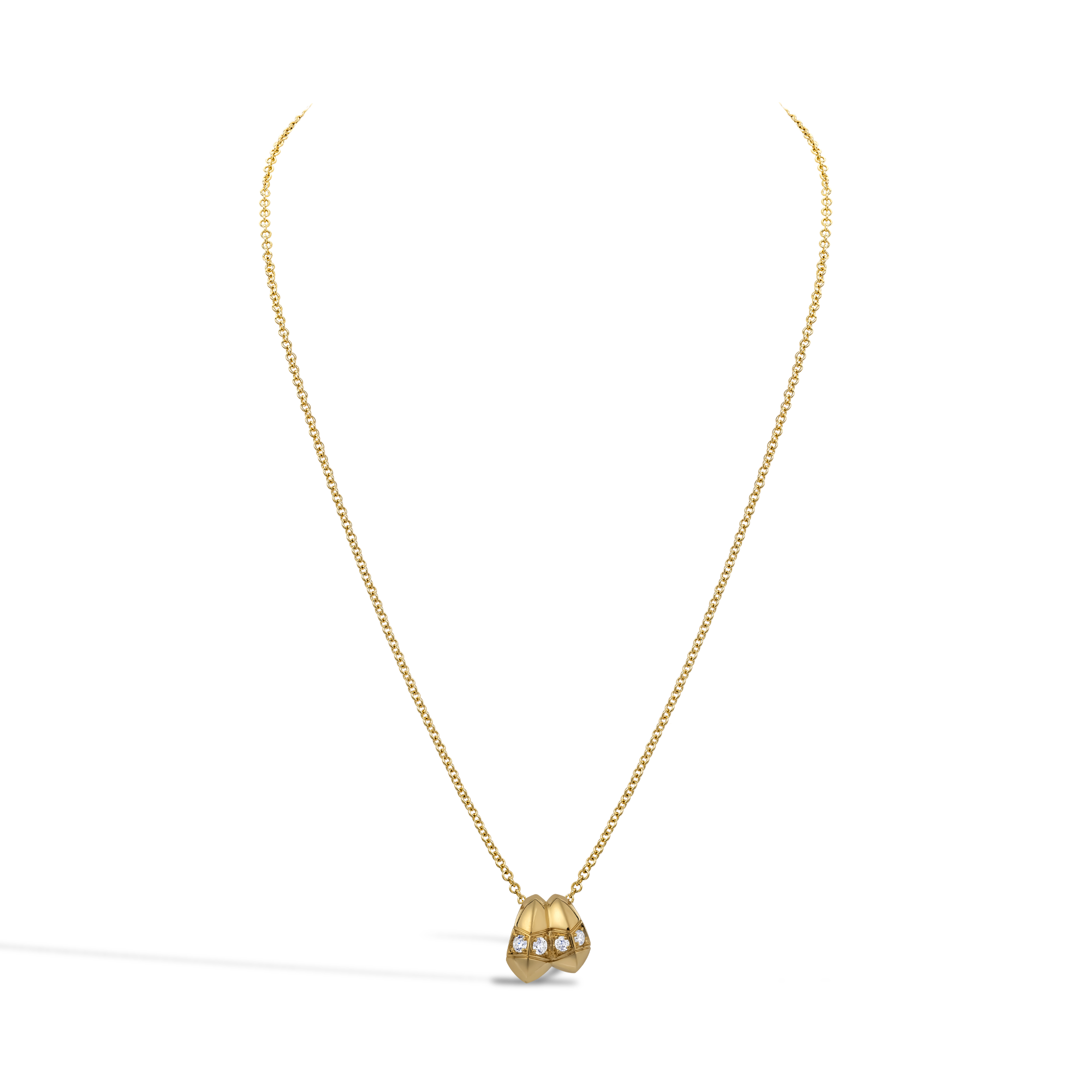 Origins Large Diamond Set Pendant Brilliant cut, Claw set_2