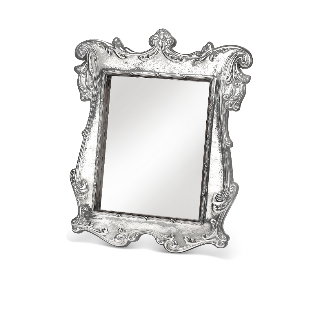 Silver George V Mirror Hallmarked London_1