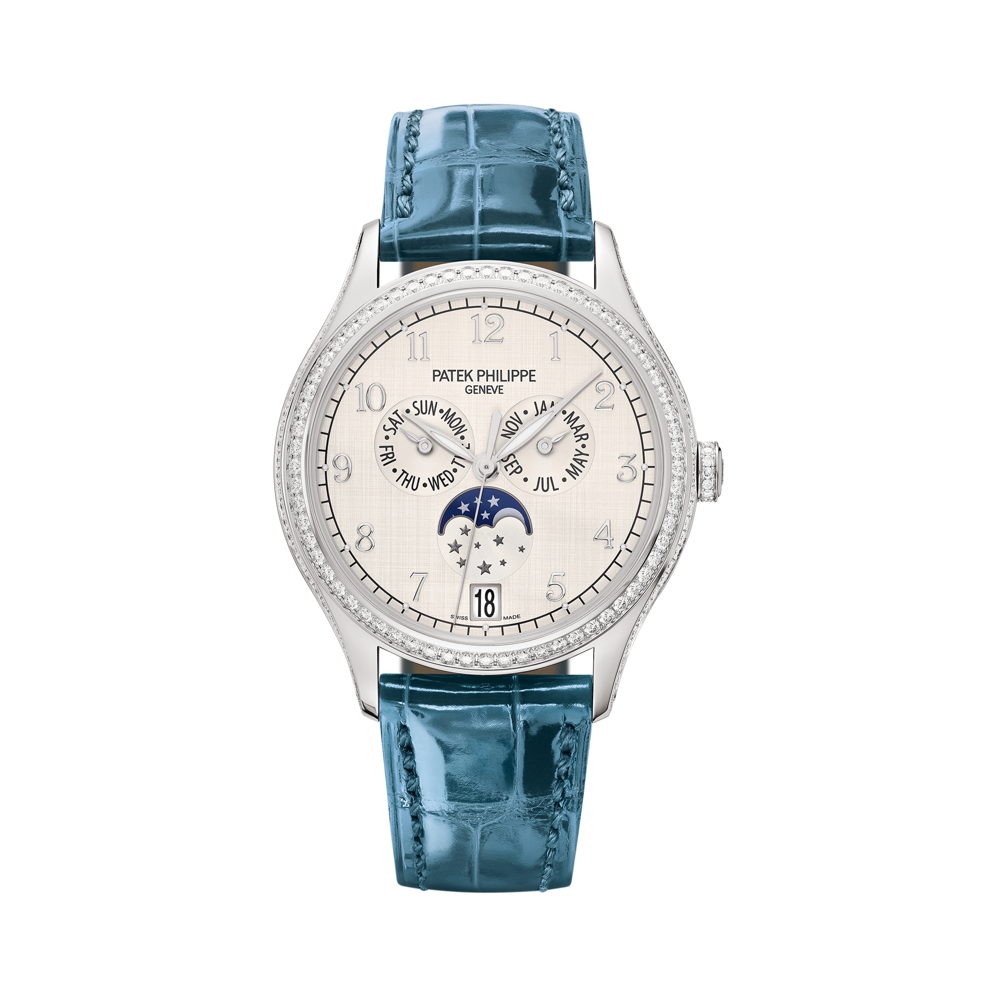 Patek Philippe Complications Annual Calender 38mm, Silver Dial, Arabic Numerals_1