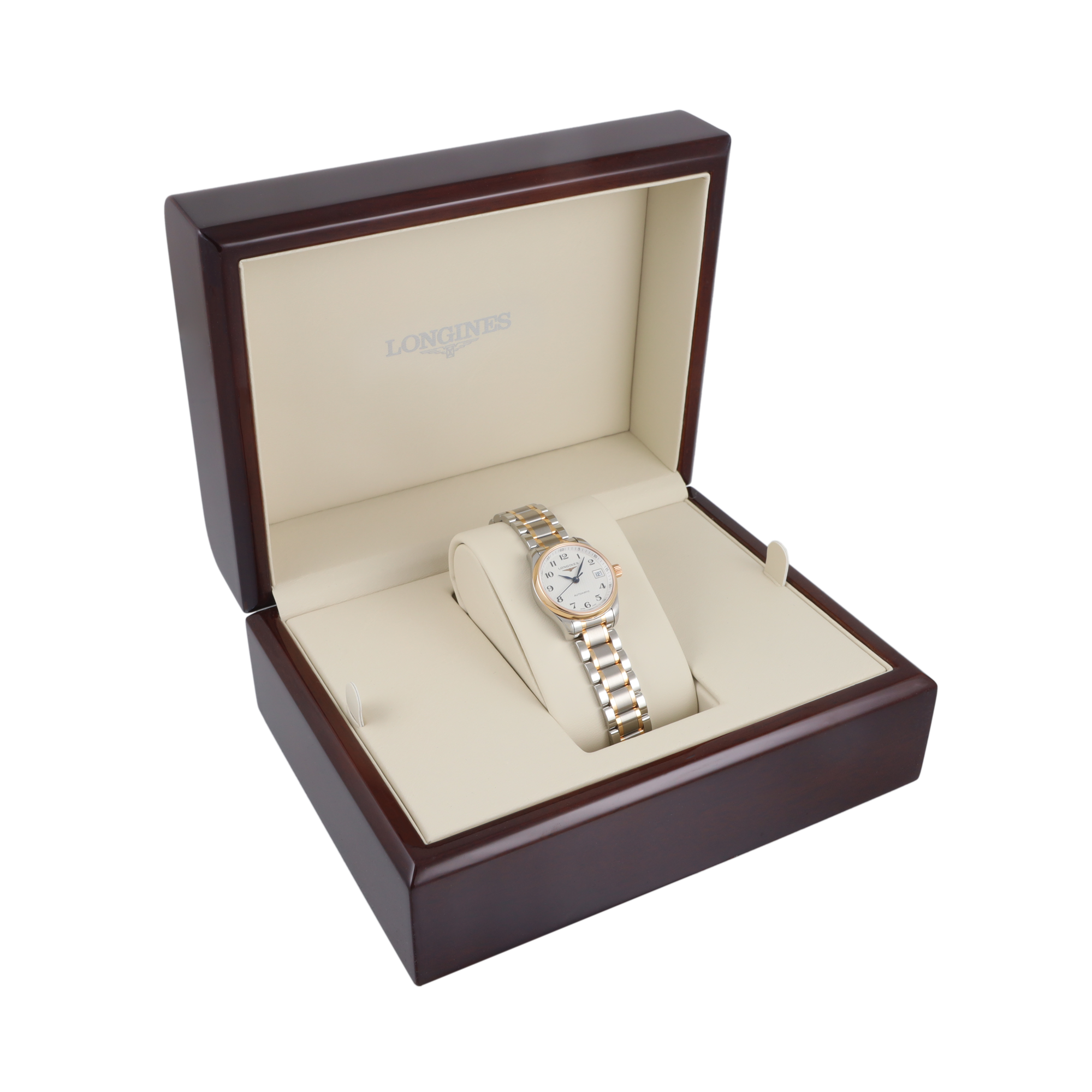 Longines Master collection 25.5mm, Silver Dial, Arabic Numerals_4