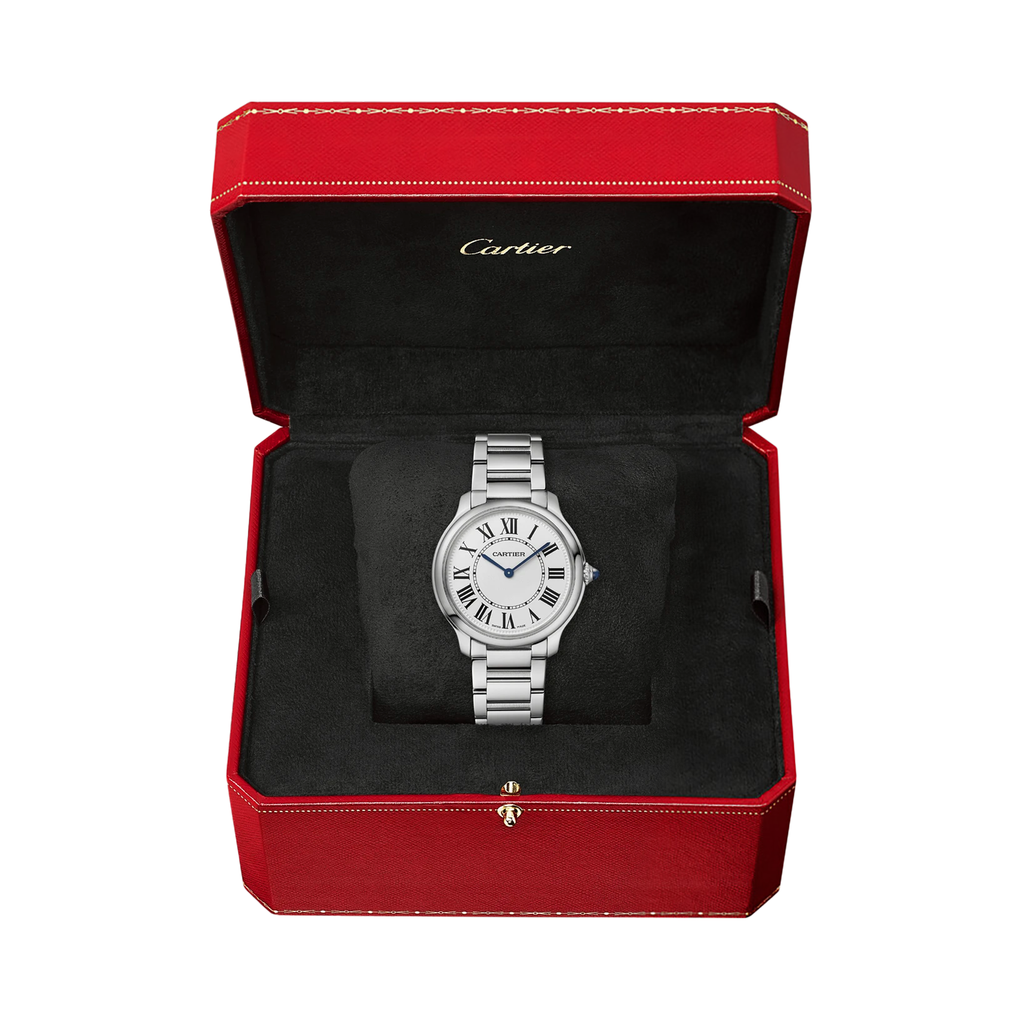 Cartier Ronde Must 36mm, Silver Dial, Roman Numerals_4