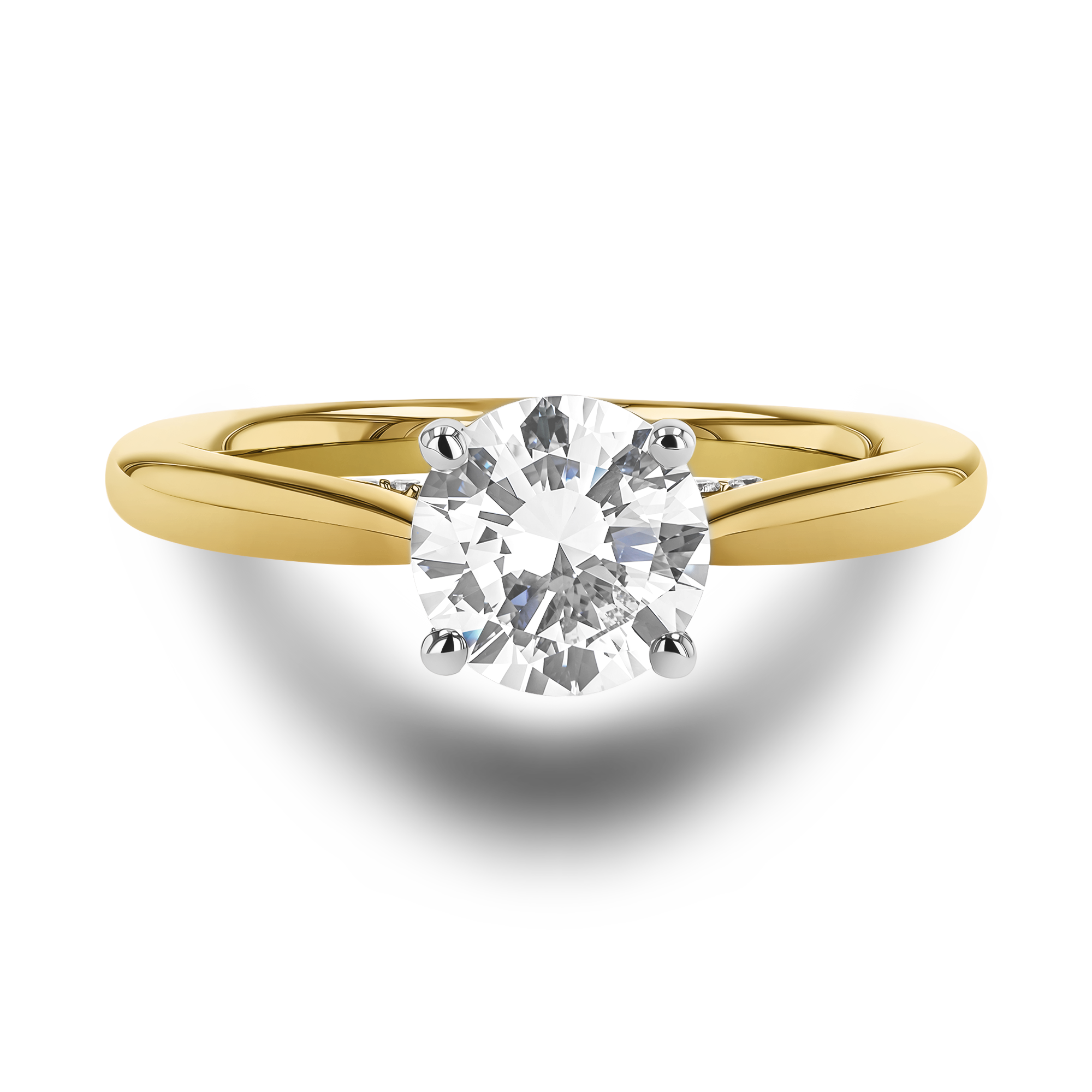 Classic 1.00ct Diamond Solitaire Ring Brilliant cut, Claw set_2