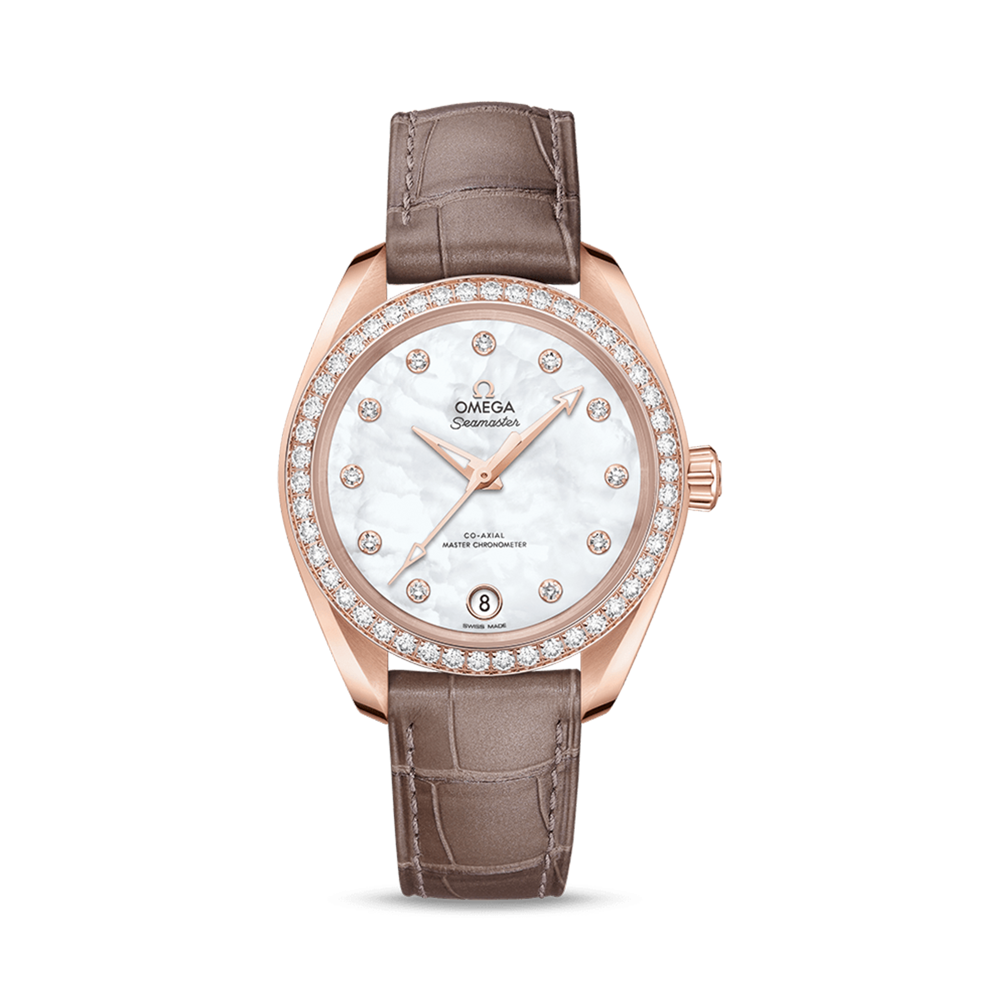 Seamaster Aqua Terra 150m 34mm, Mother of Pearl Dial, Diamond Numerals_1