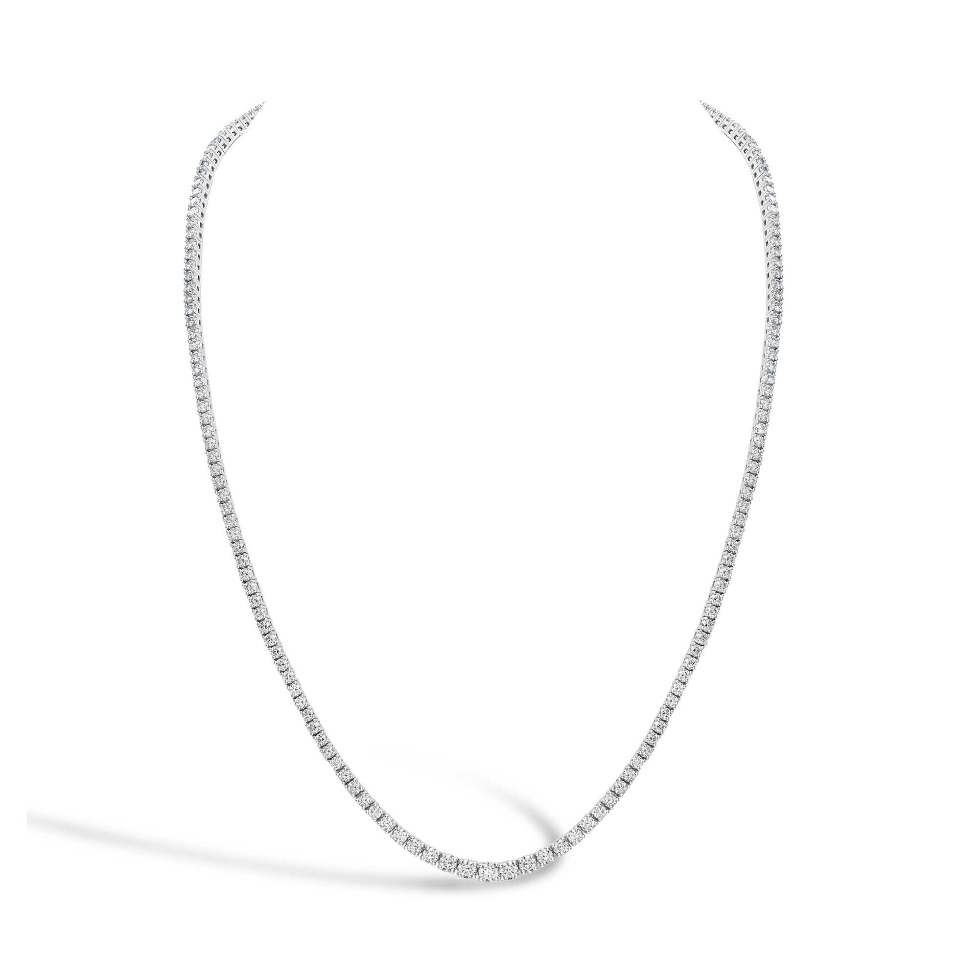 Brilliant Diamond Line Necklace Brilliant cut, Claw set_1