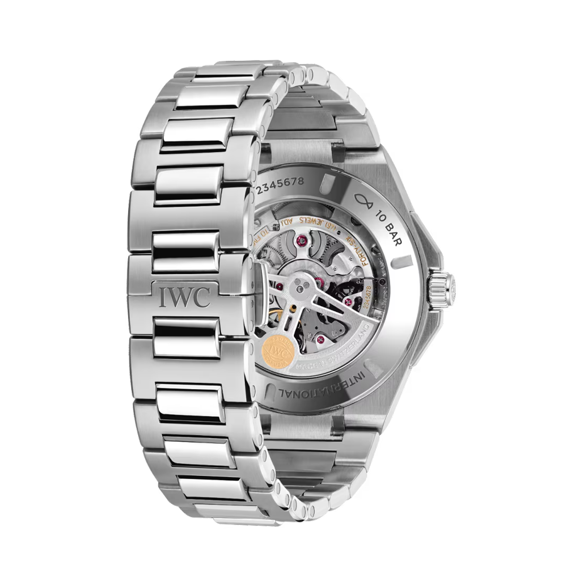 IWC Ingenieur 41.6mm, Blue Dial, Baton Numerals_4