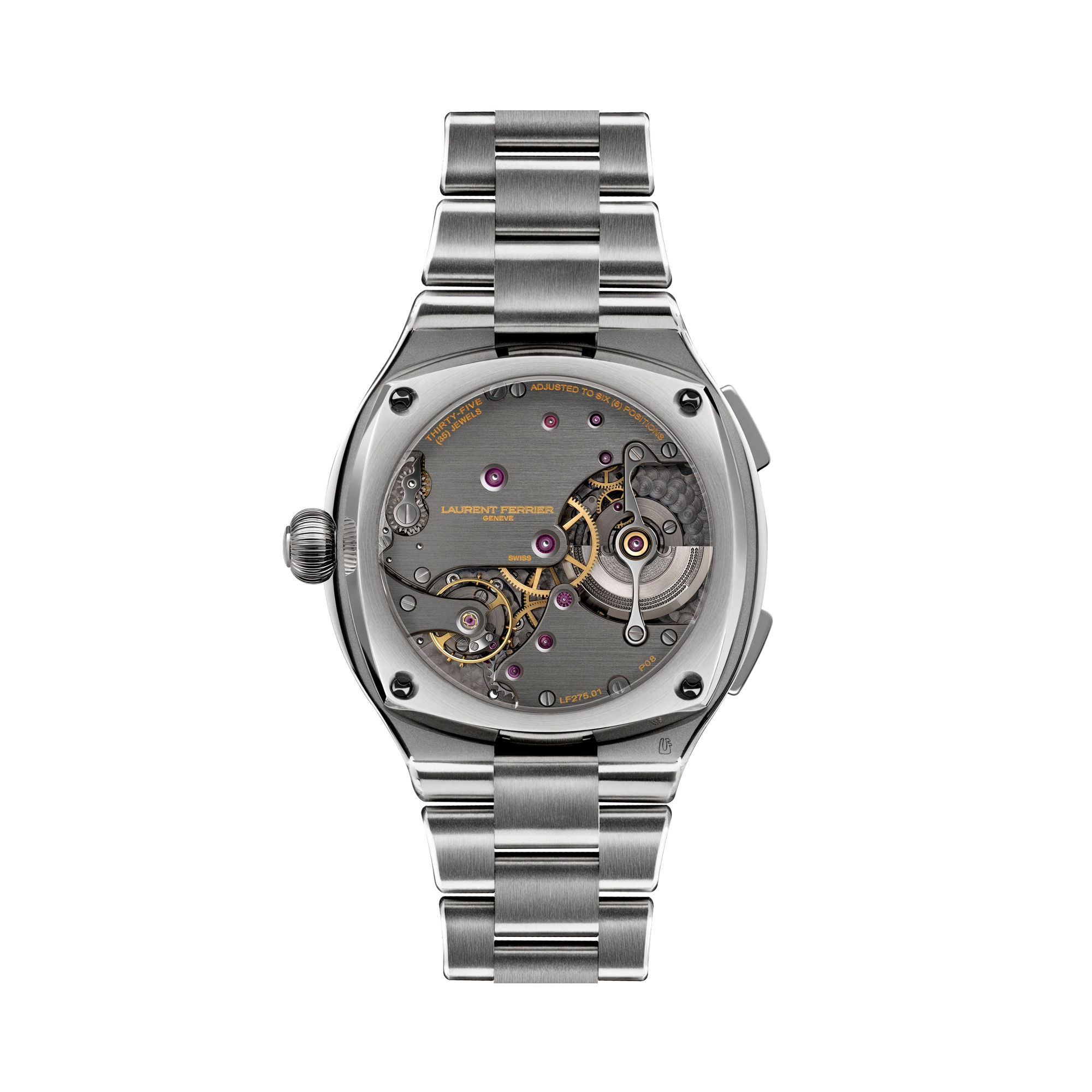 Laurent Ferrier Sport Traveller Slate Grey 42mm, Slate Grey Opaline Dial, Arabic/Baton Numerals_2