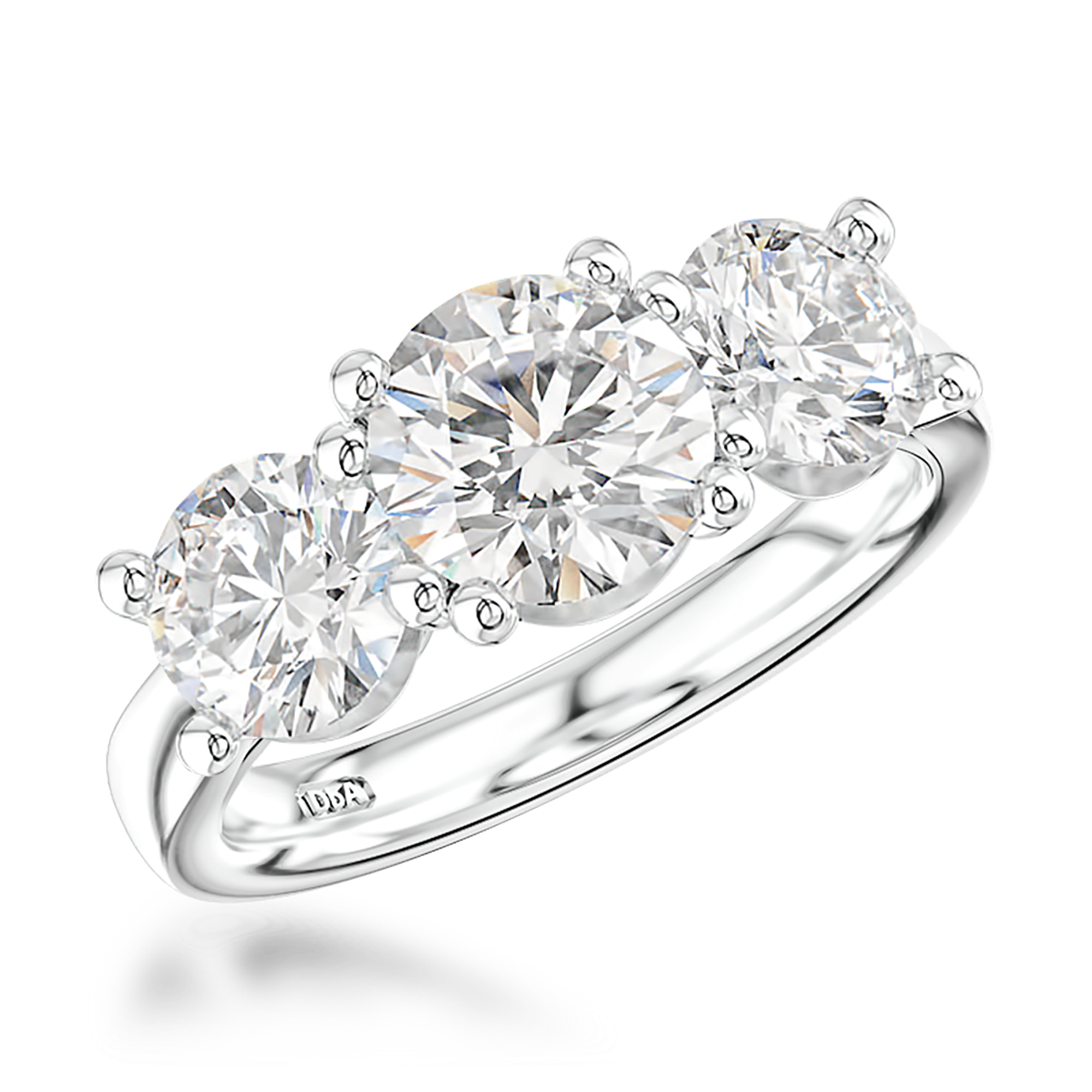 1.34CT Diamond Three-Stone Ring Brilliant Cut, Three-Stone_1