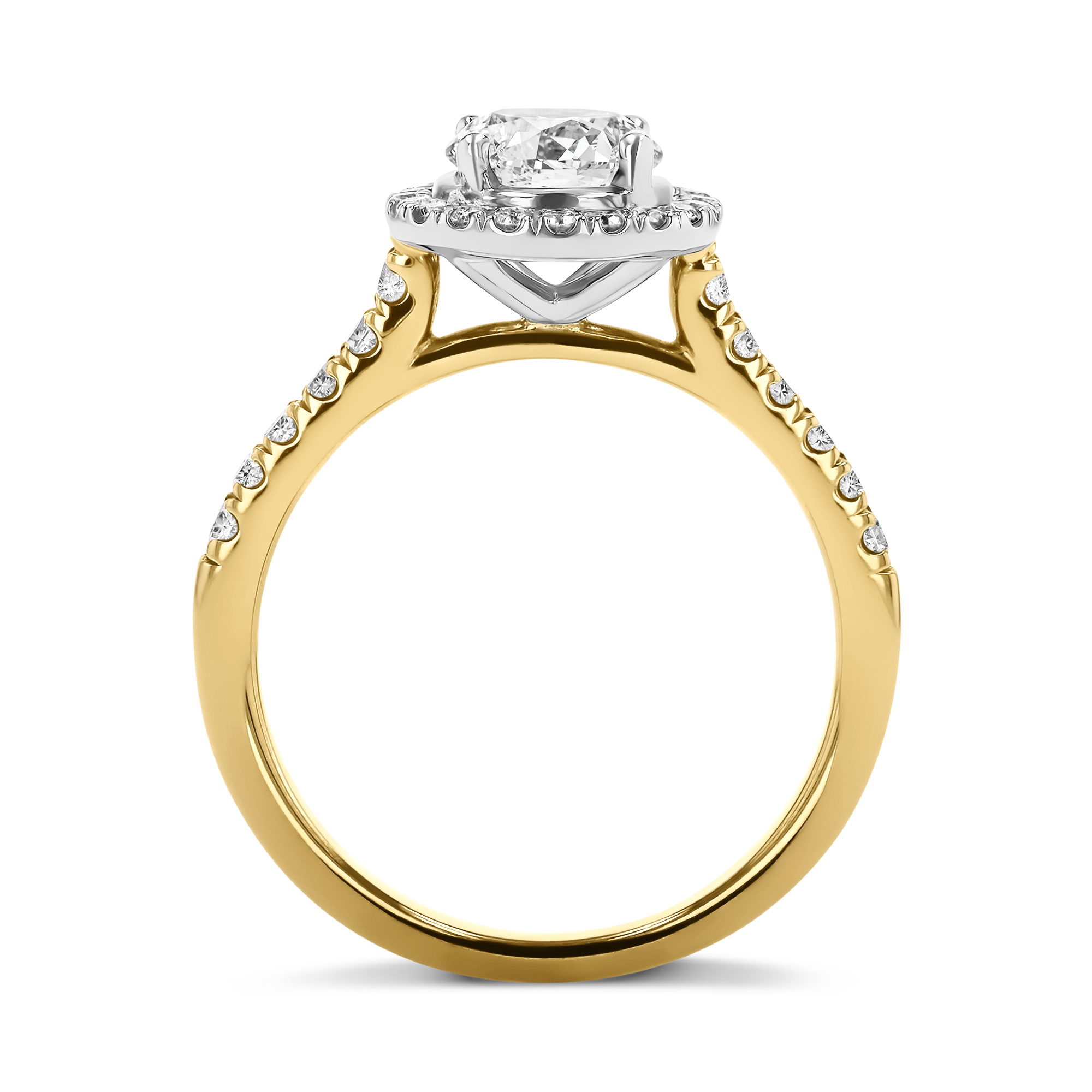 Celestial 1.01ct Brilliant Cut Diamond Cluster Ring Brilliant cut, Claw set_3