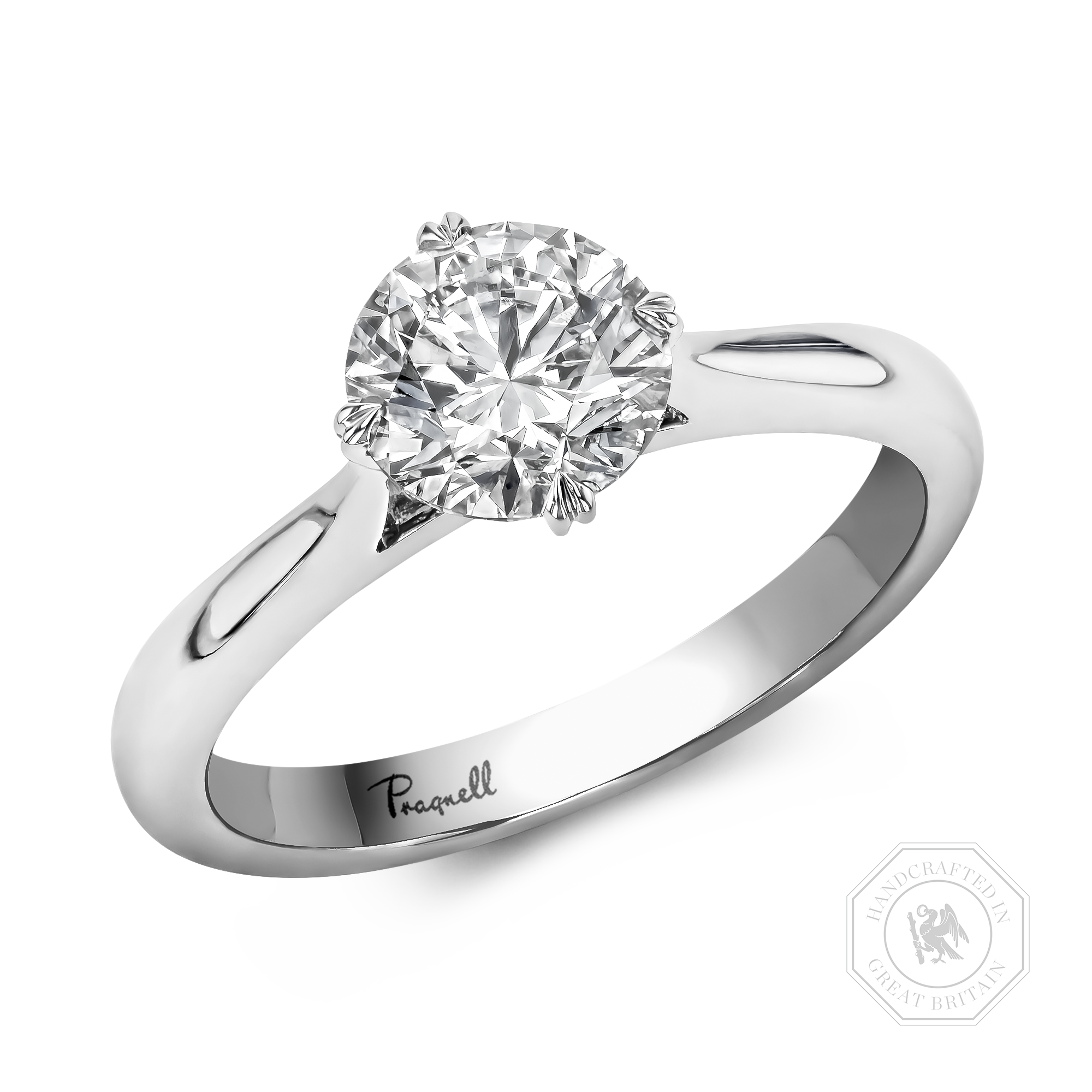 Windsor 1.01ct Brilliant Cut Diamond Ring Brilliant cut, Claw set_1