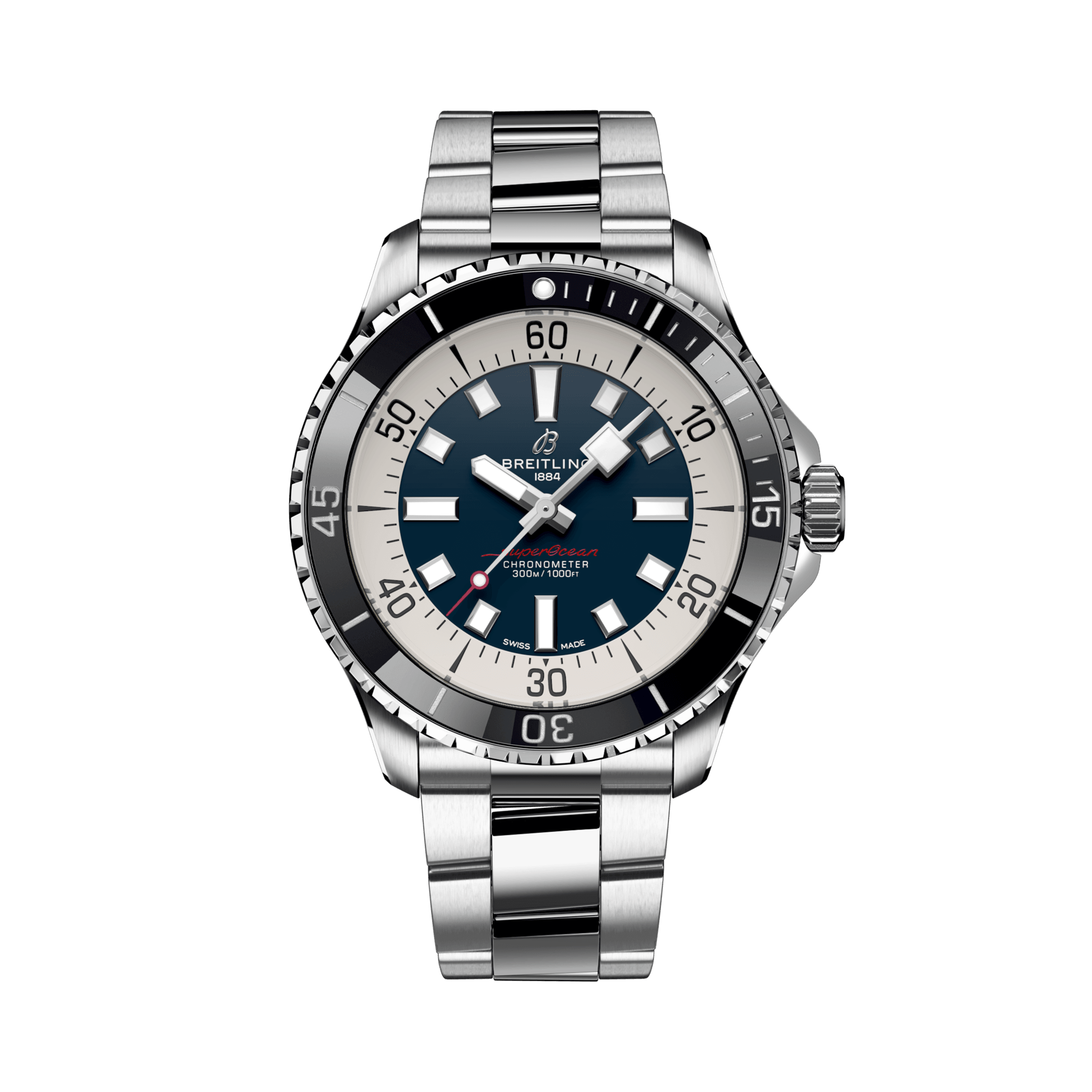 Breitling Superocean Automatic 44 44mm, Blue Dial, Arabic & Baton Numerals_1