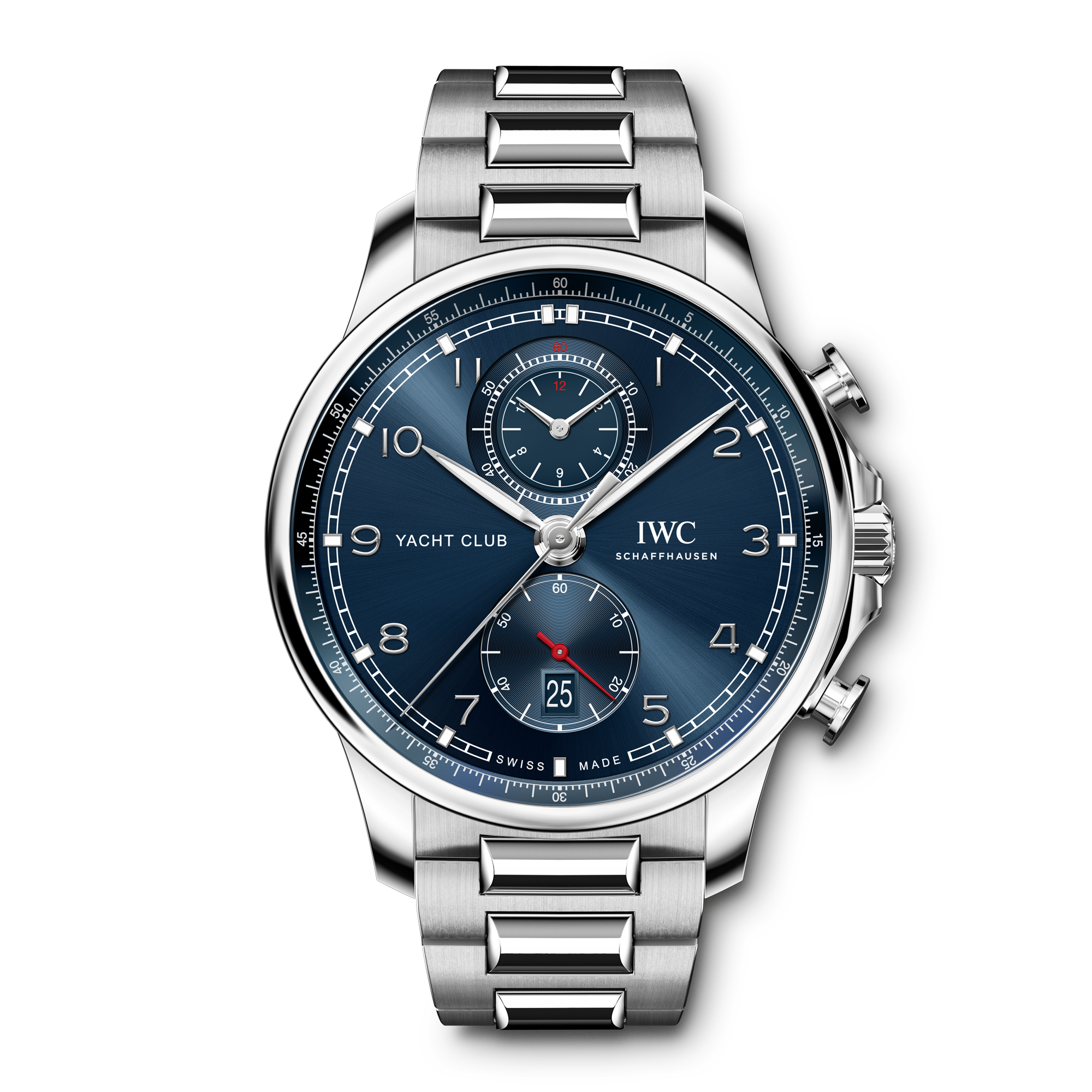 IWC Portugieser Yacht Club Chronograph 44.6mm, Blue Dial, Arabic Numerals_1