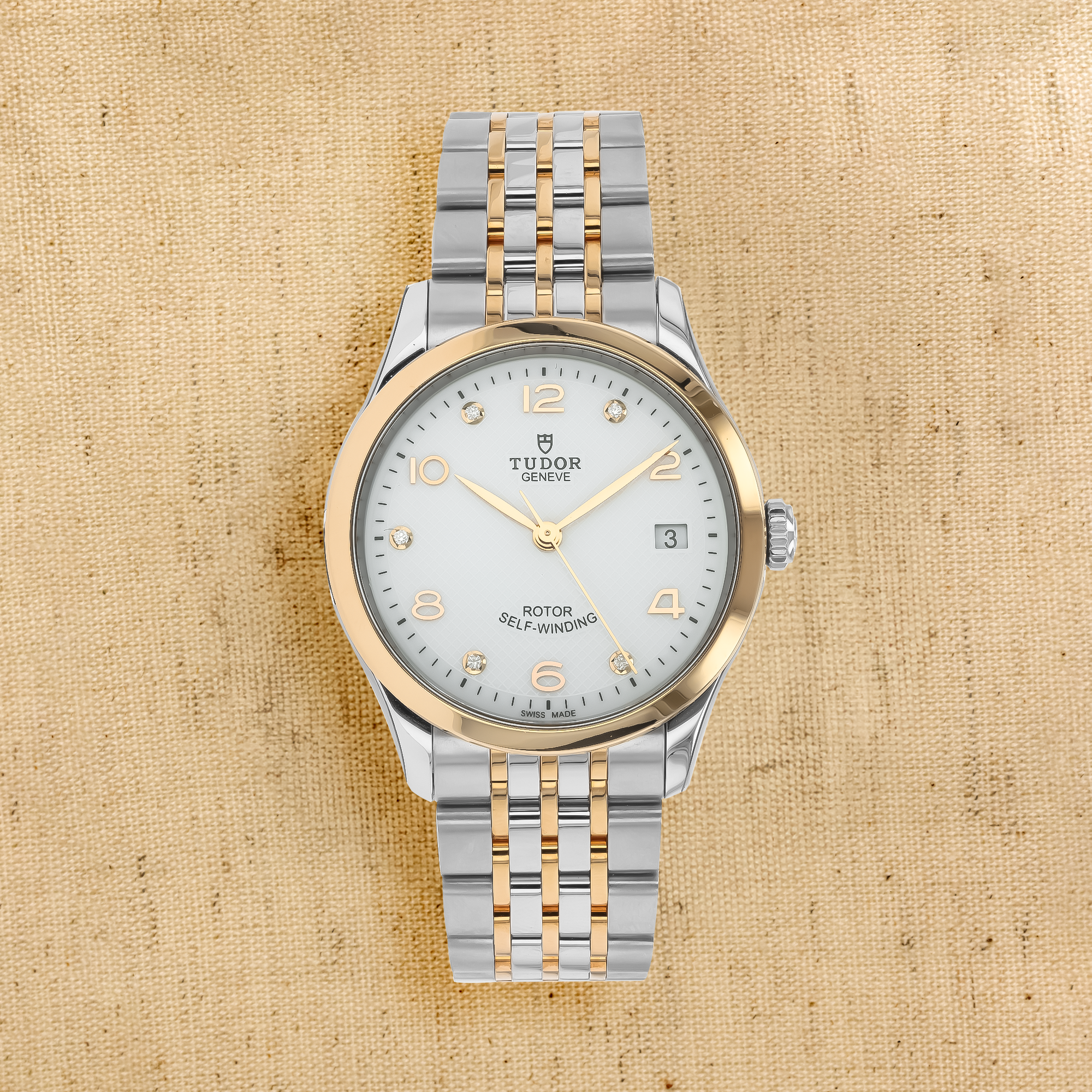 Tudor 1926 36mm, White Dial, Diamond Markers_1