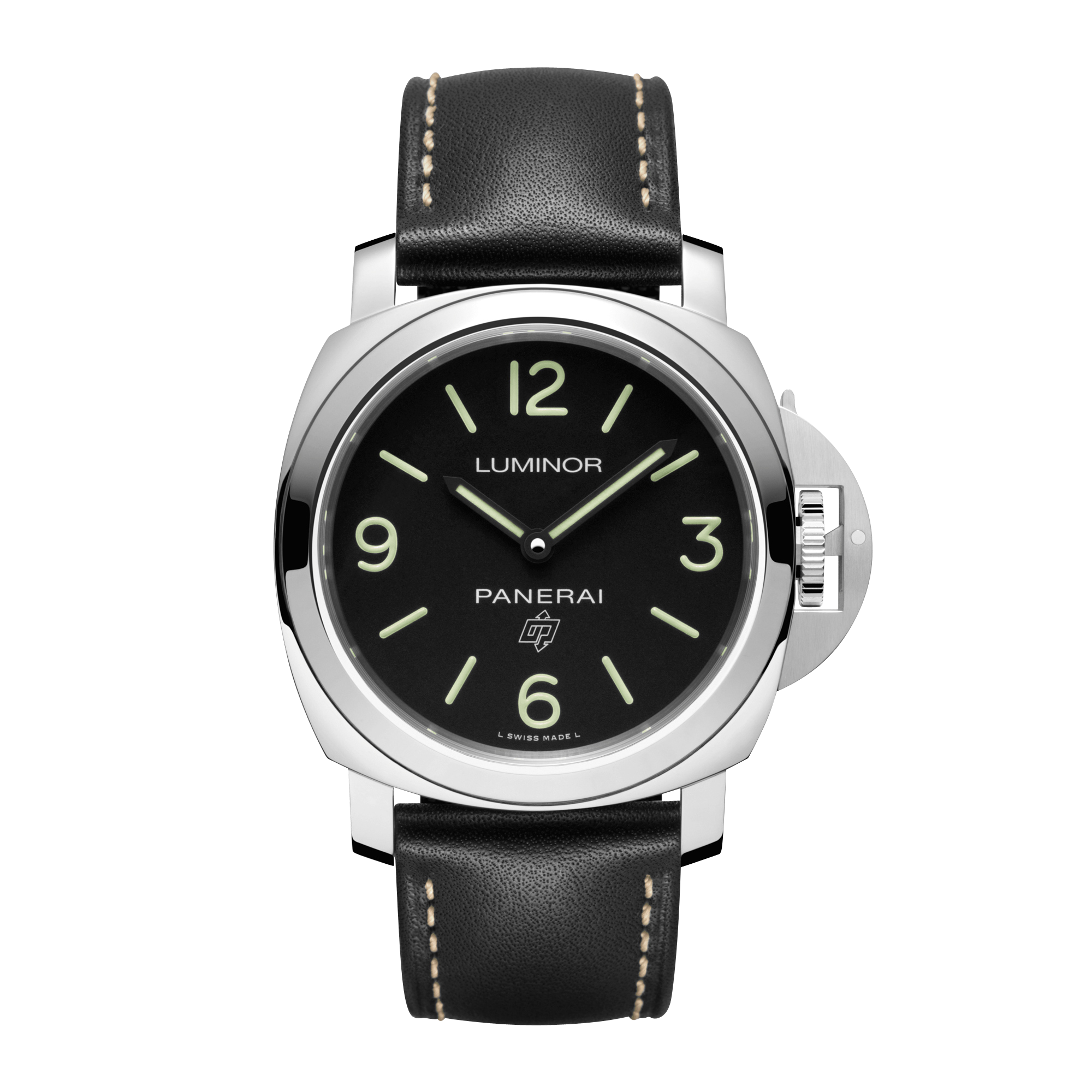 Luminor Base Logo - 44mm Black Dial, Arabic Numerals_1