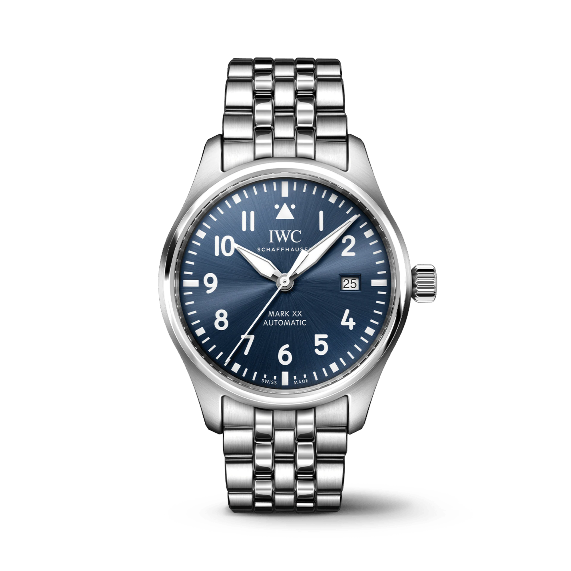 IWC Pilot's Mark XX 40mm, Blue Dial, Arabic/Baton Numerals_1