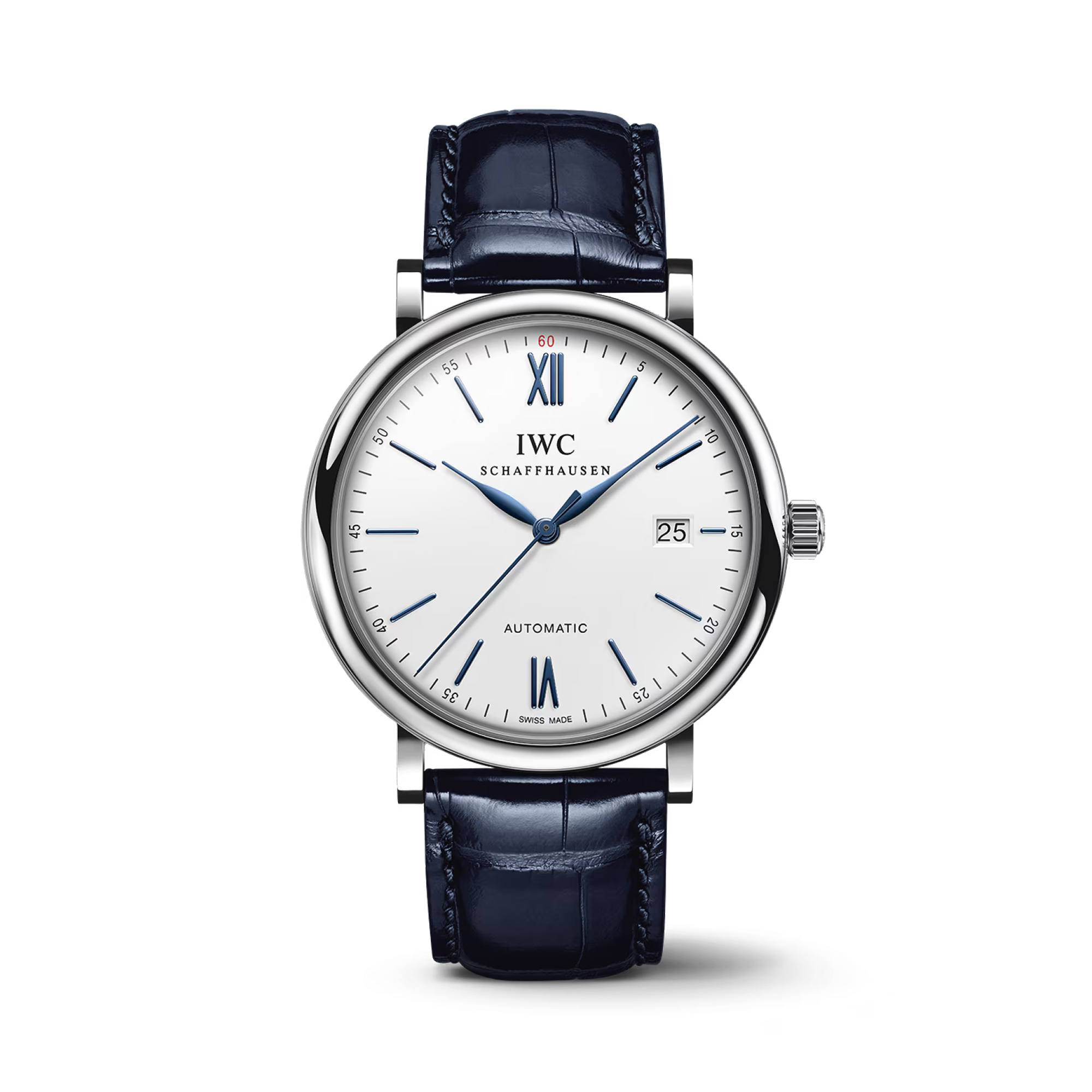 IWC Portofino 40mm, Silver Dial, Roman/Baton Numerals_1