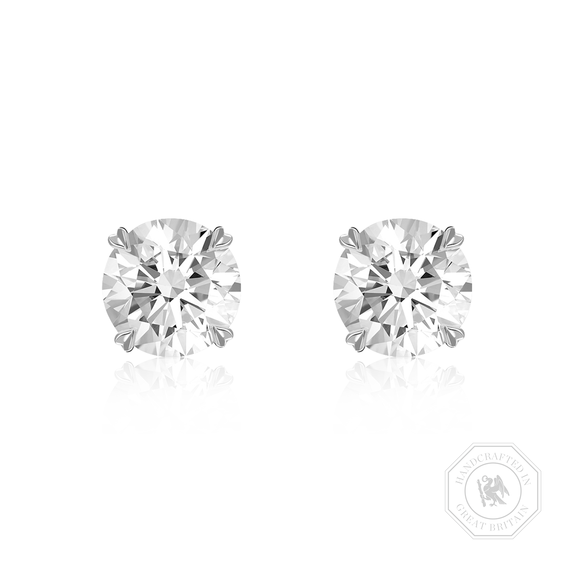 Windsor Diamond Stud Earrings Brilliant cut, Claw set_1