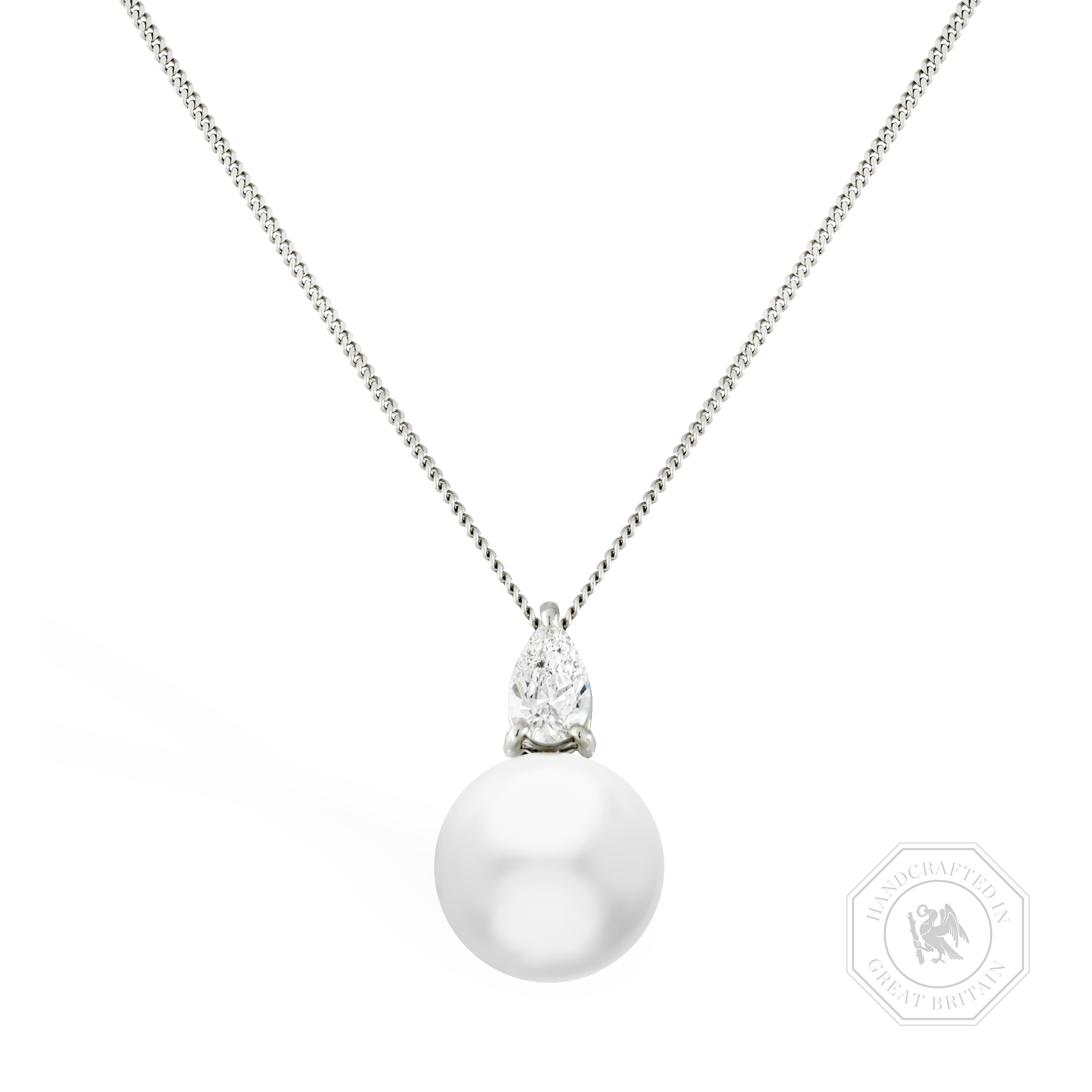 South Sea Pearl and Diamond Pendant 11mm - 12mm_1