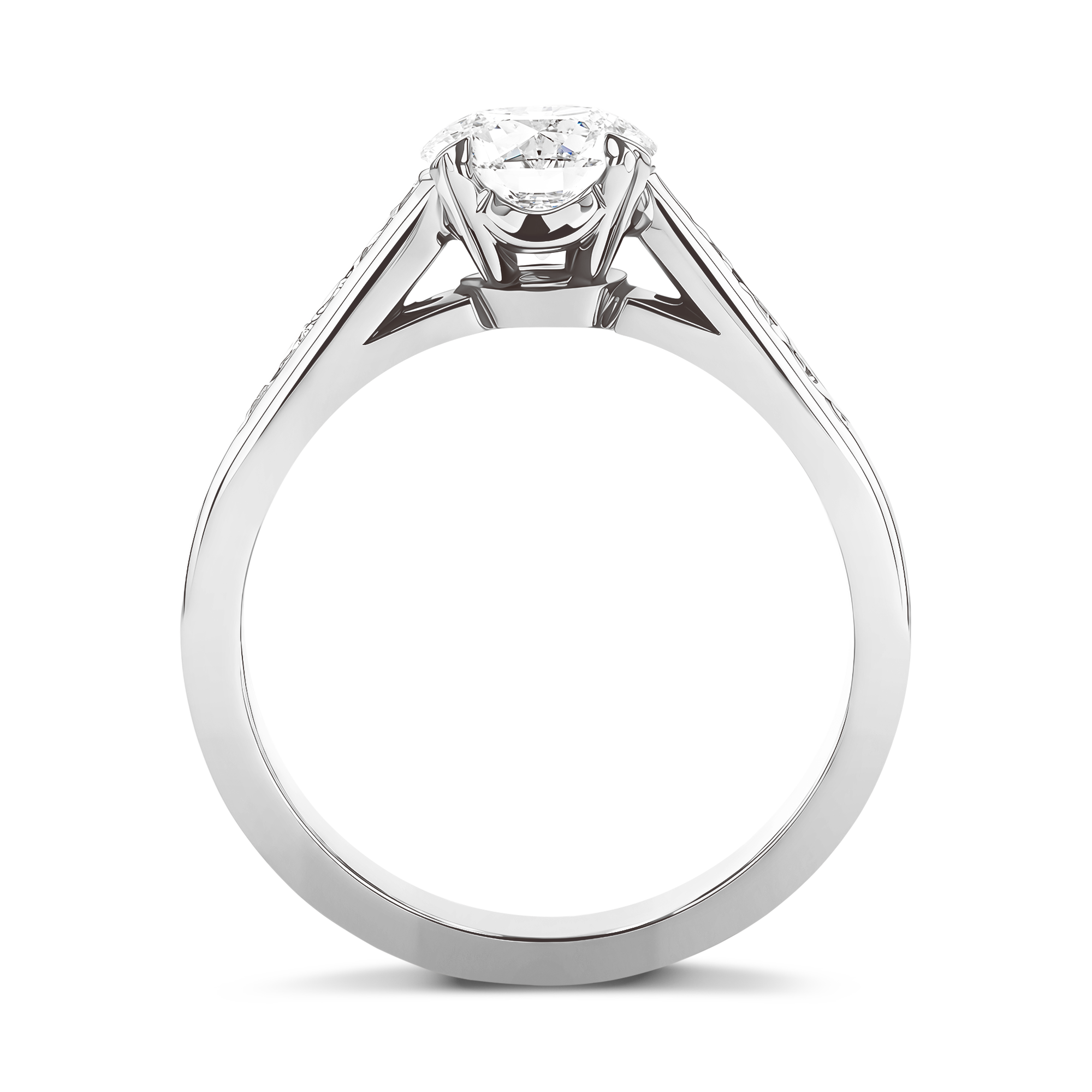Gatsby 0.70ct Brilliant Cut Diamond Ring Brilliant cut, Claw set_3