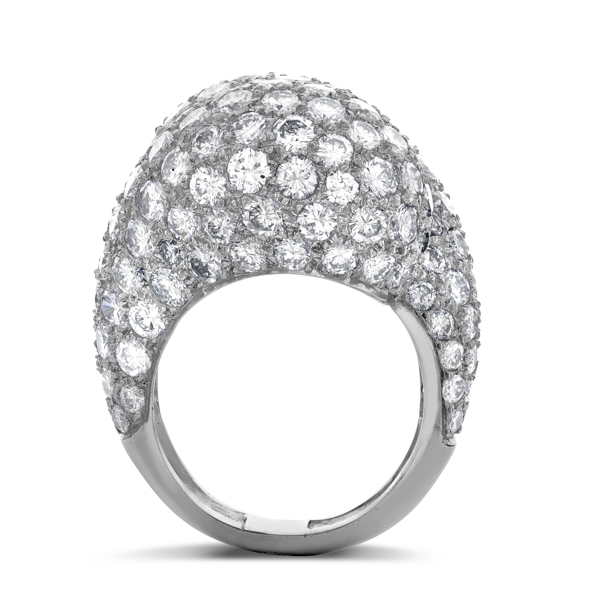 Diamond Bypass Ring Brilliant Cut, Pave Set_3