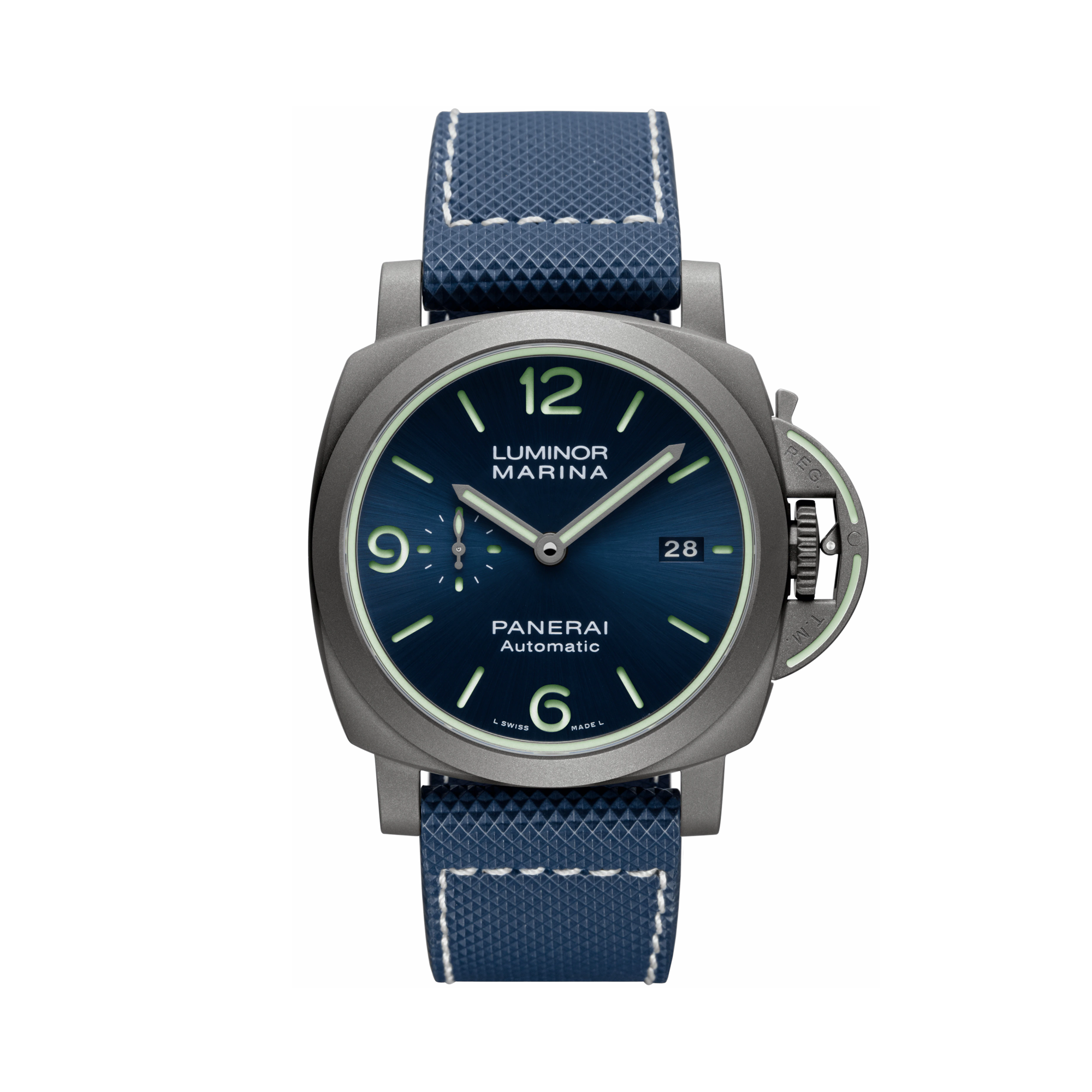 Panerai Luminor Marina - 44mm 44mm, Blue Dial, Arabic/Baton Numerals_1