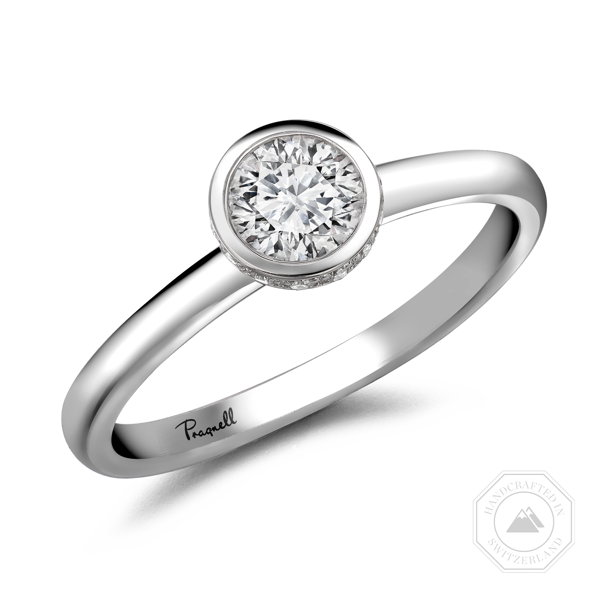 Sundance Diamond Ring Brilliant Cut, Rubover Set_1