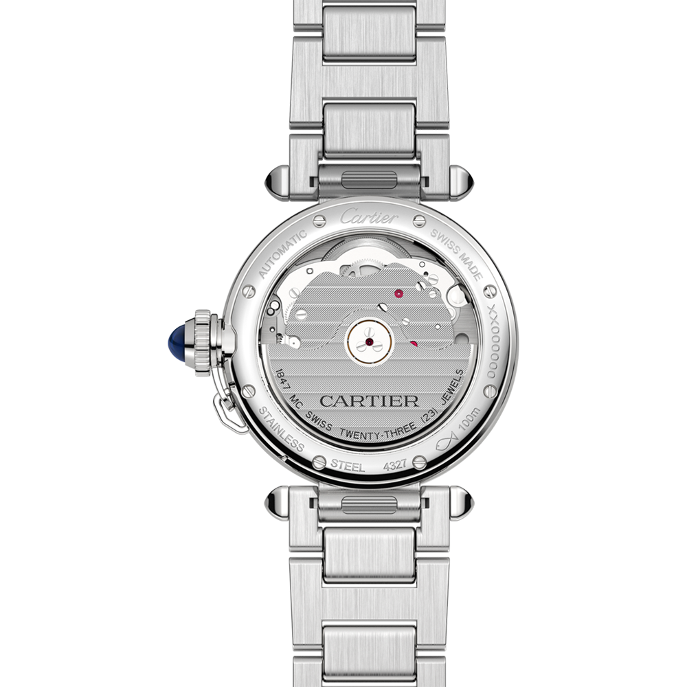 Cartier Pasha de Cartier 35mm, Silver Dial, Arabic Numerals_2