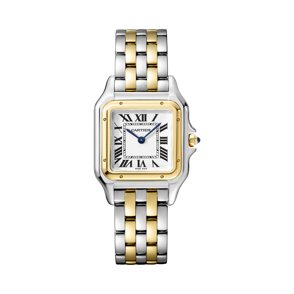 Cartier Panthère 27mm, Silver Dial, Roman Numerals_1