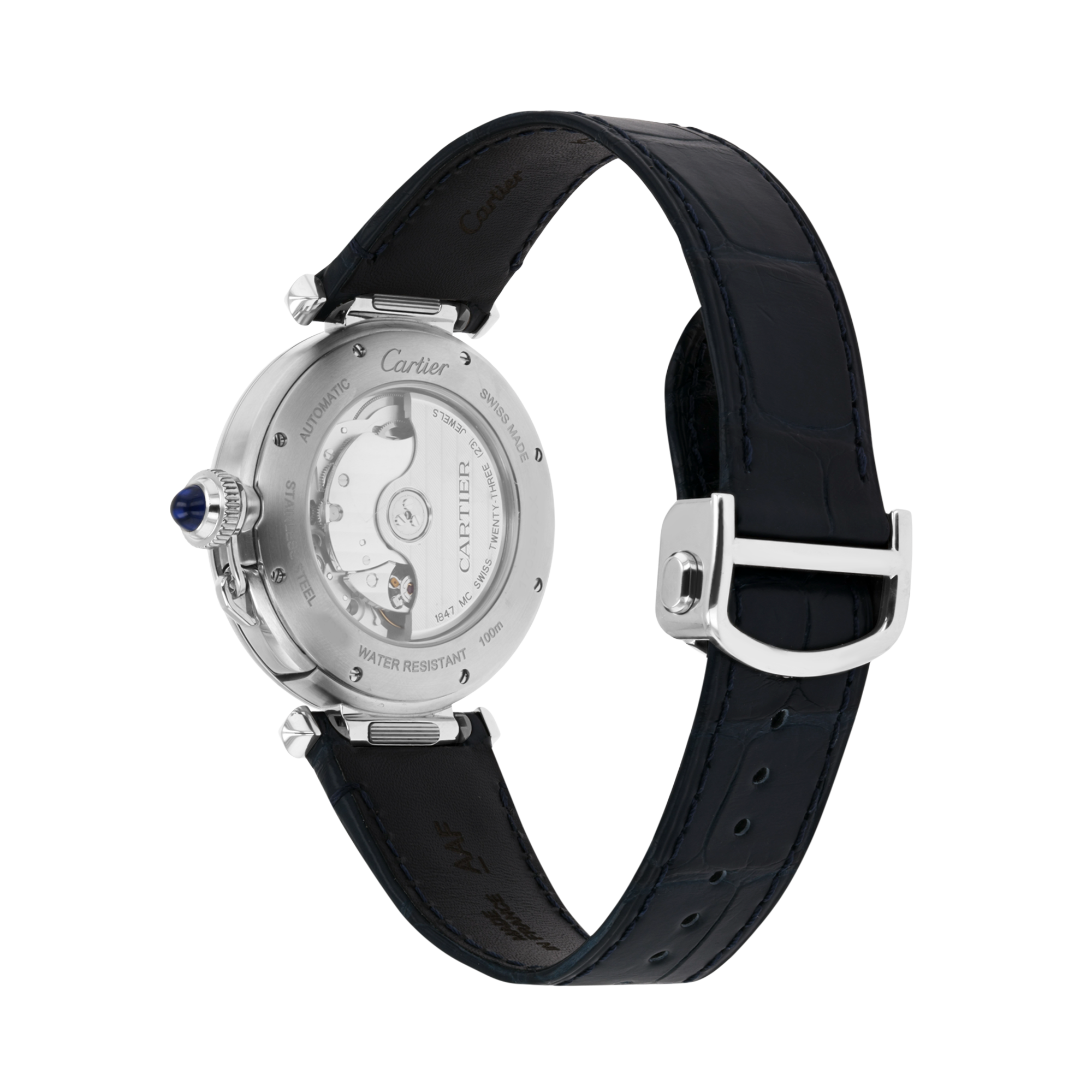 Cartier Pasha 41mm, Silver Dial, Arabic Numerals_3