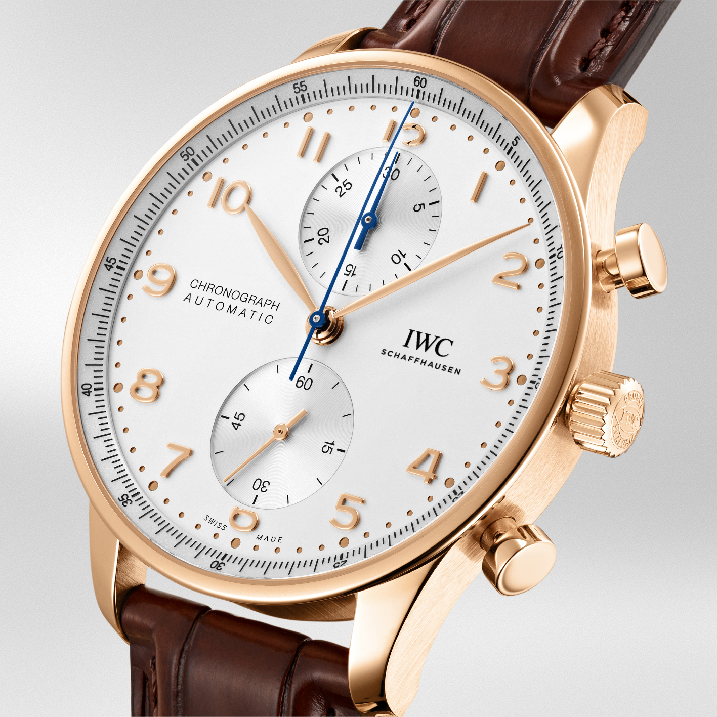 IWC Portugieser Chronograph 41mm, Silver Dial, Arabic Numerals_2