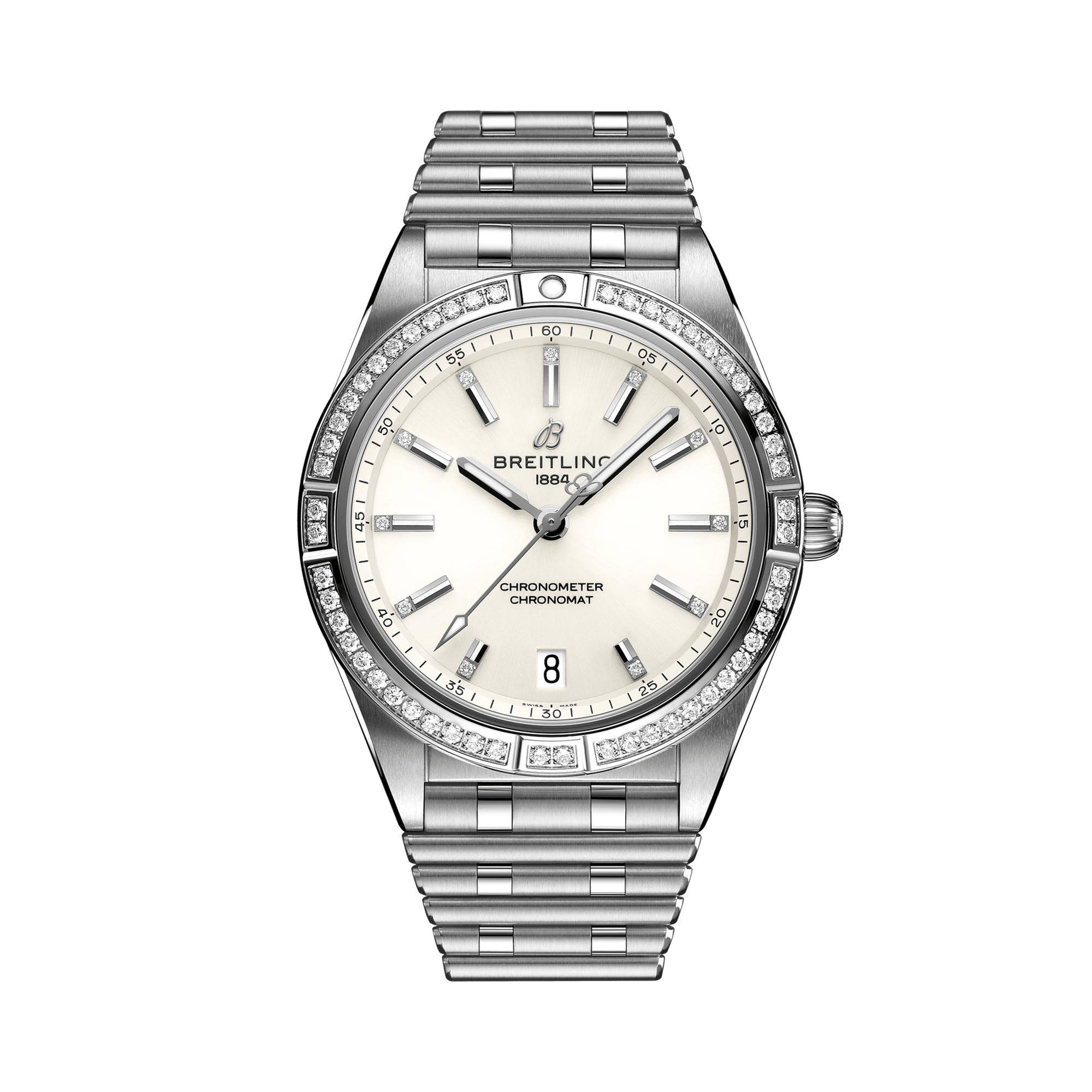 Breitling Chronomat Automatic 36 36mm, White Dial, Diamond Numerals_1