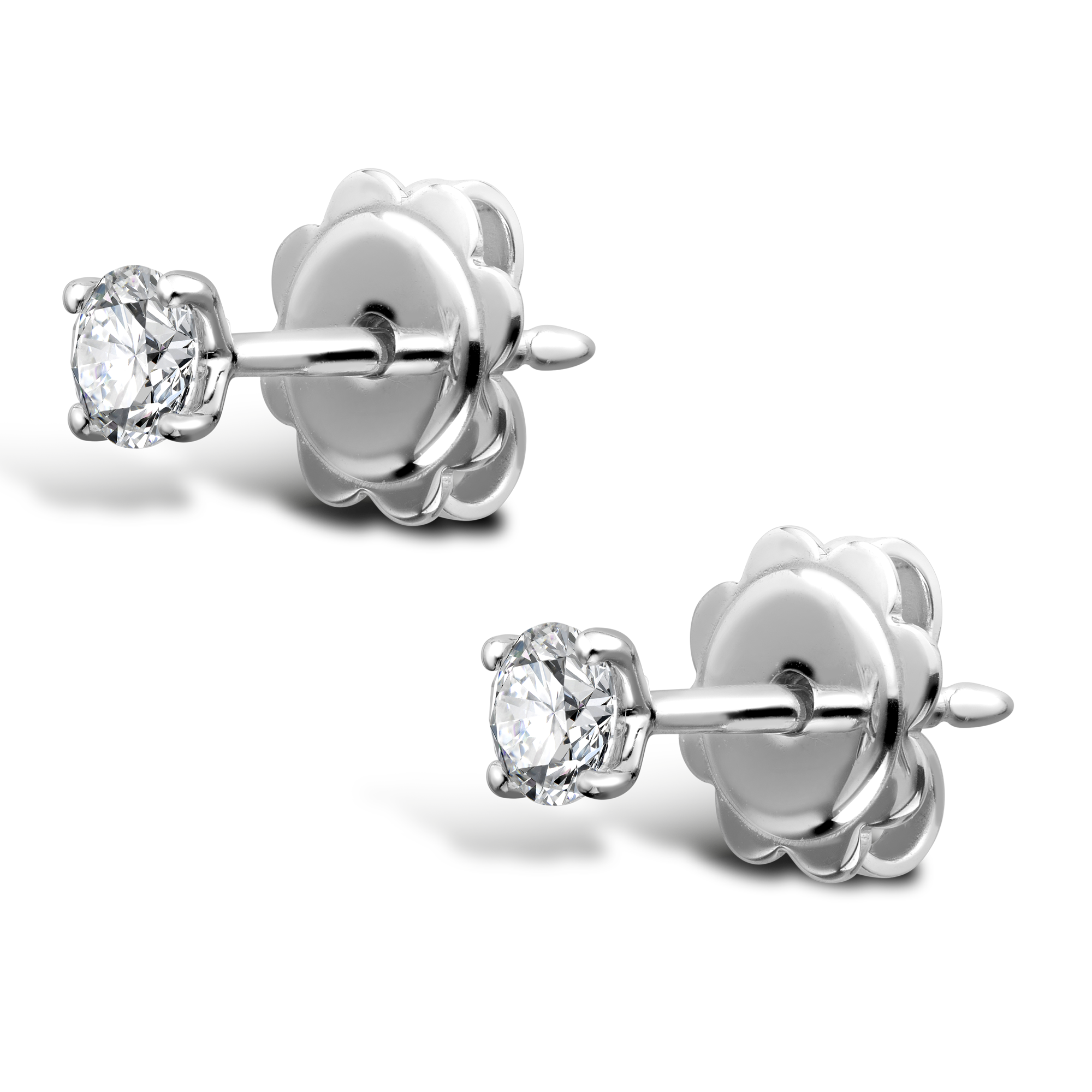 Diamond Stud Earrings Brilliant cut, Claw set_2