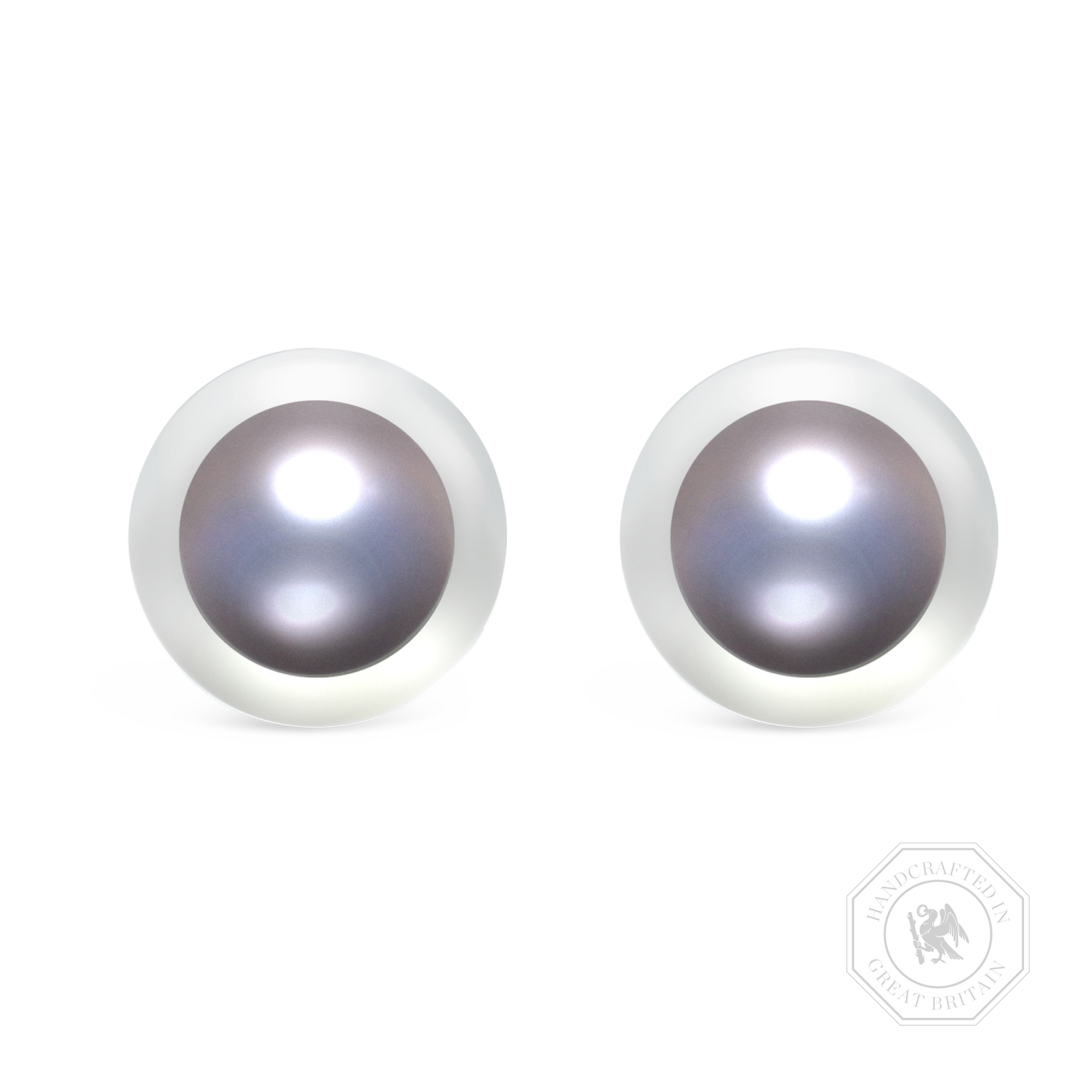South Sea Pearl Earrings Stud Earrings with Freshwater Pearls_1