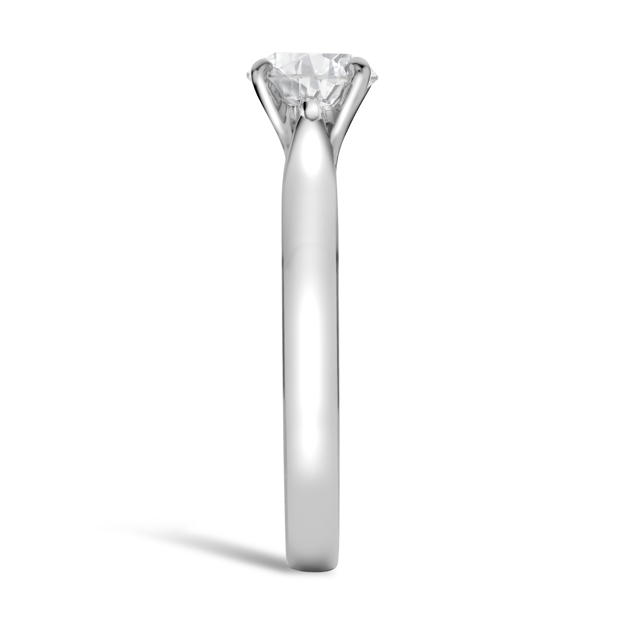 Diamond Solitaire Ring Brilliant Cut, Four Claw Set_4