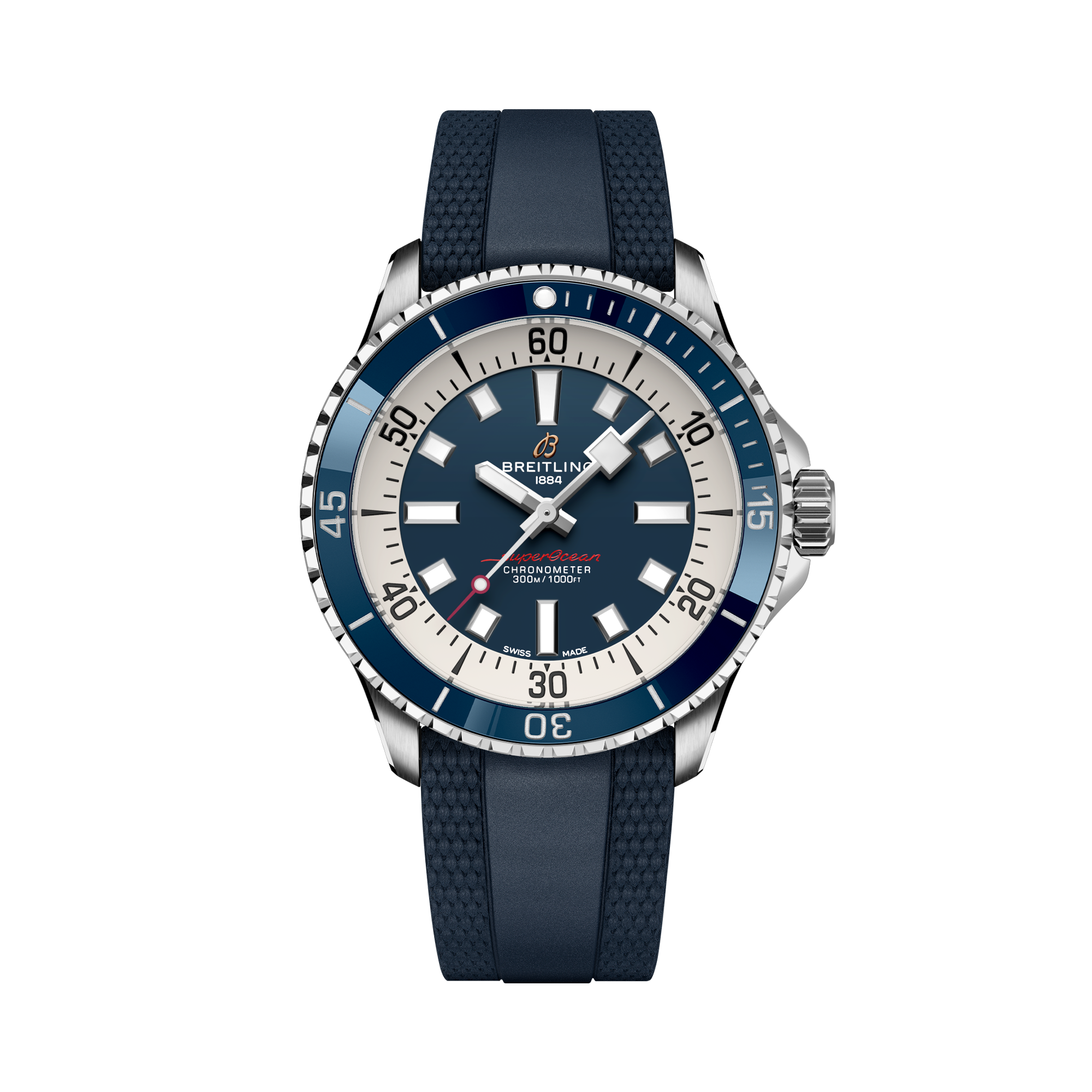 Breitling Superocean Automatic 42 42mm, Blue Dial, Arabic & Baton Numerals_1