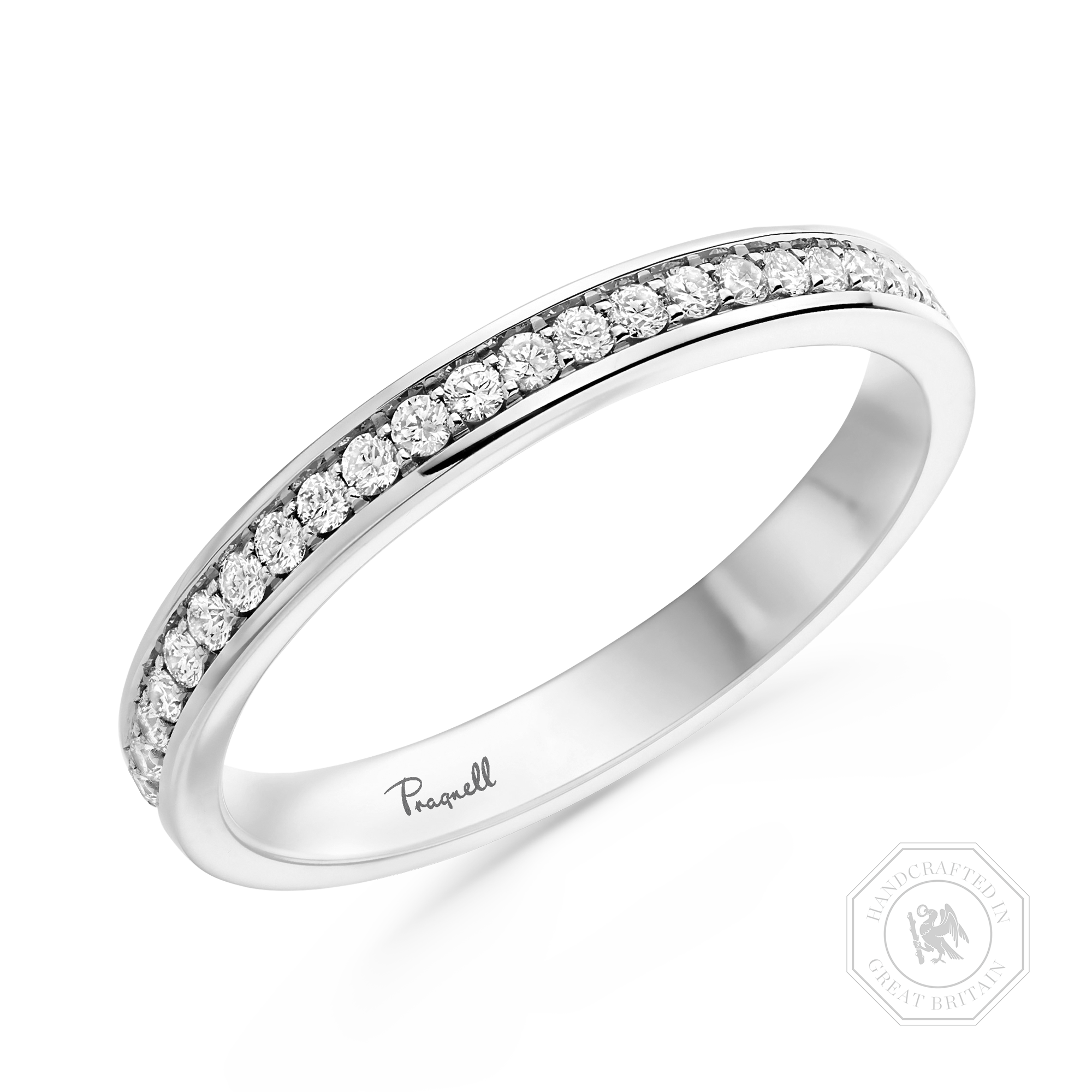 Classic 0.48ct Diamond Eternity Ring Brilliant Cut, Thread Set_1
