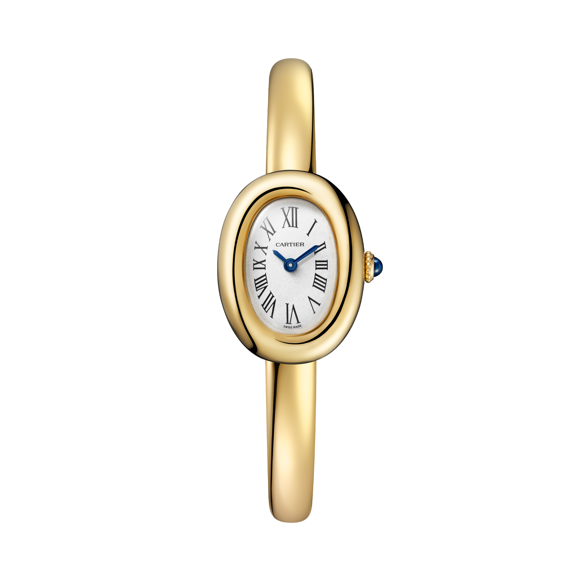 Cartier Baignoire Mini, Silver Dial, Roman Numerals_1