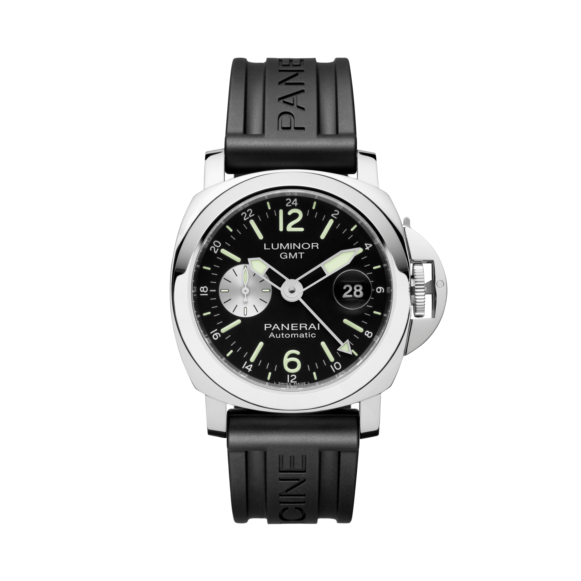 Luminor GMT - 44mm Black Dial, Arabic/Baton Numerals_4