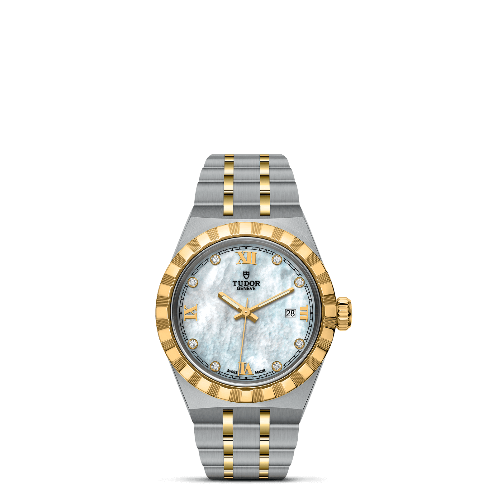 Tudor Royal 28mm. Mother of Pearl Dial. Diamond Numerals_1