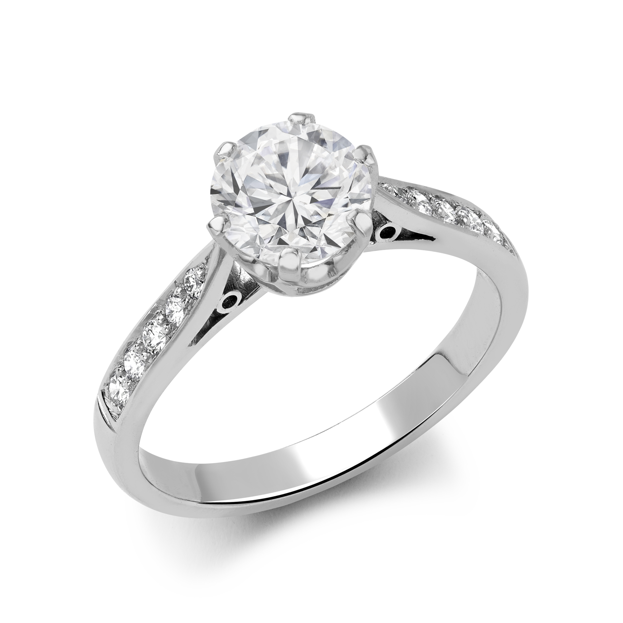 Antique Inspired 1.07ct Diamond Solitaire Ring Brilliant cut, Claw set_1