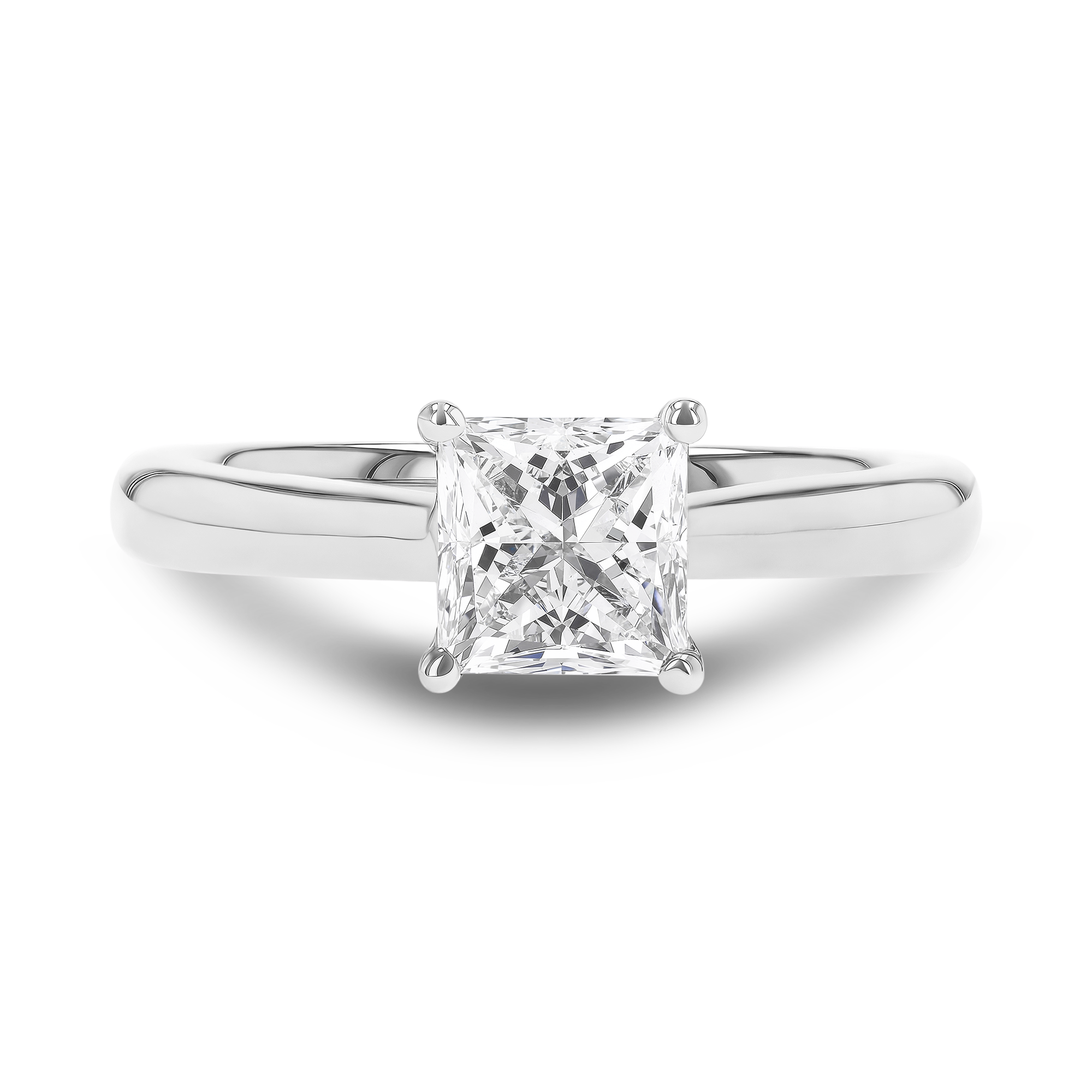 Gaia 0.40ct Princess Cut Diamond Ring Princess Cut, Claw Set_2