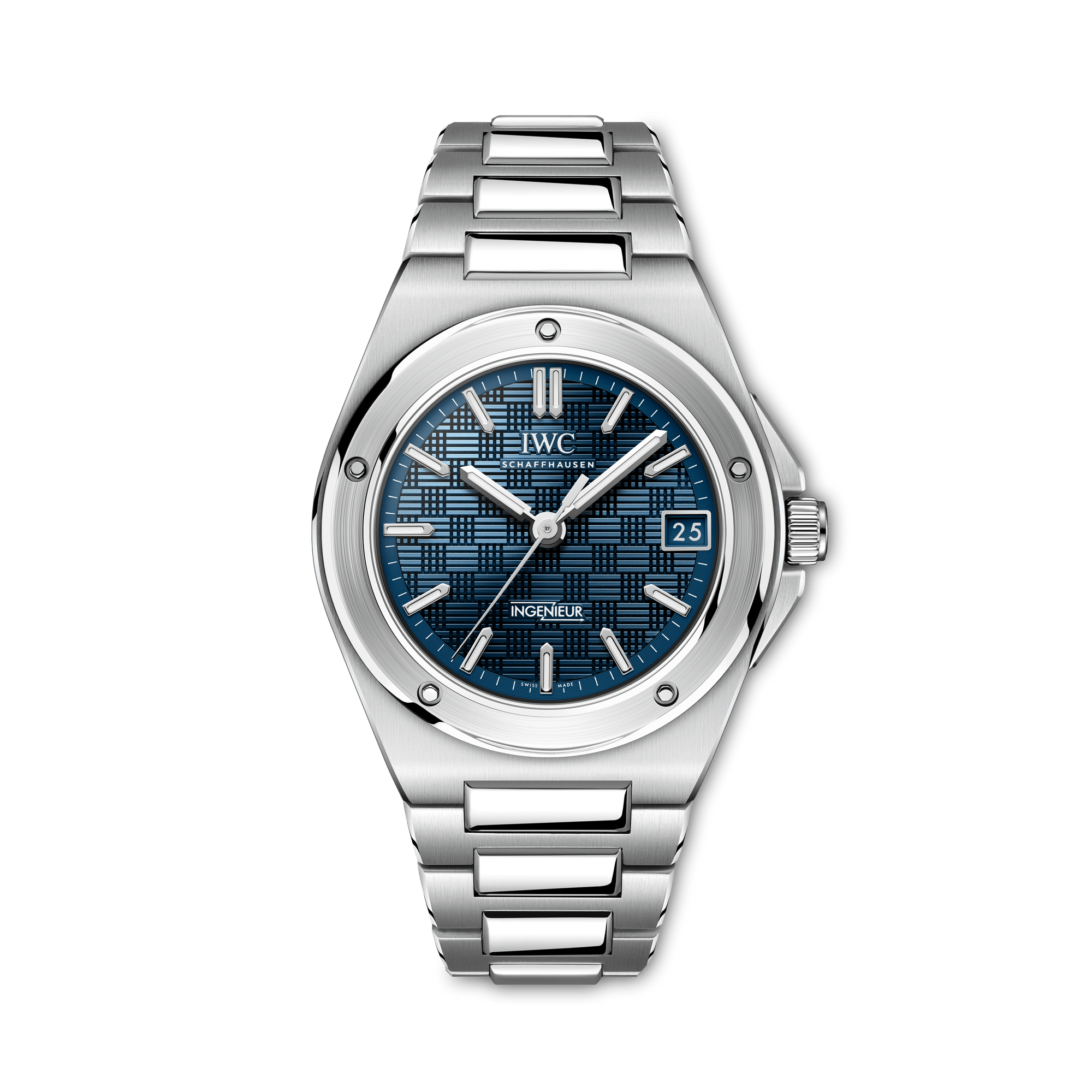 IWC Ingenieur 35mm, Blue Dial, Arabic/Baton Numerals_1