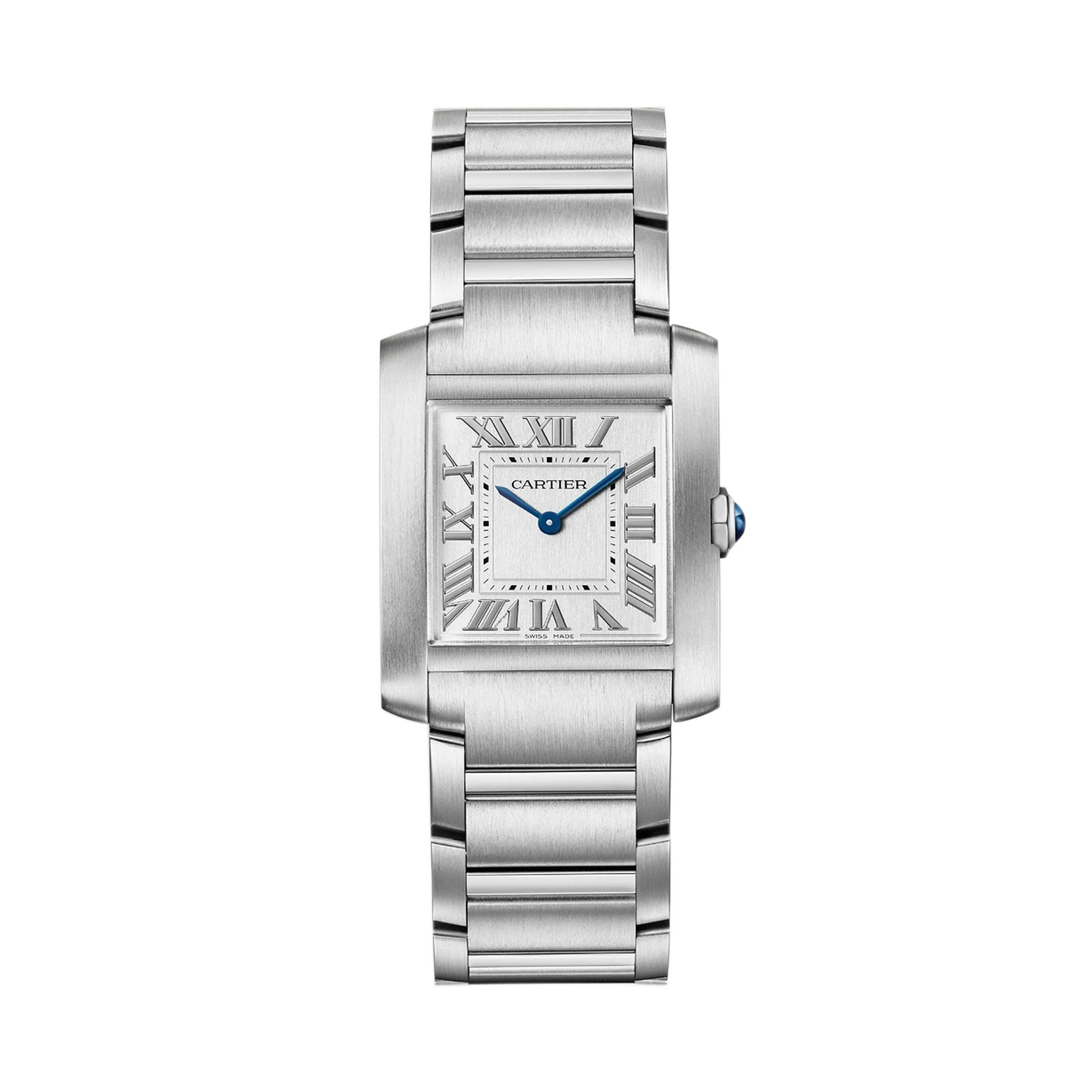 Cartier Tank Française 27mm, Silver Dial, Roman Numerals_1