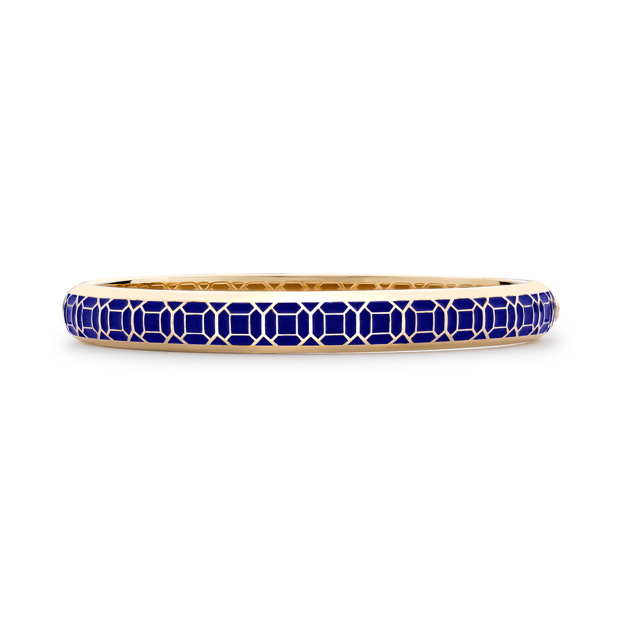 Revival Royal Blue Enamel Bangle _1