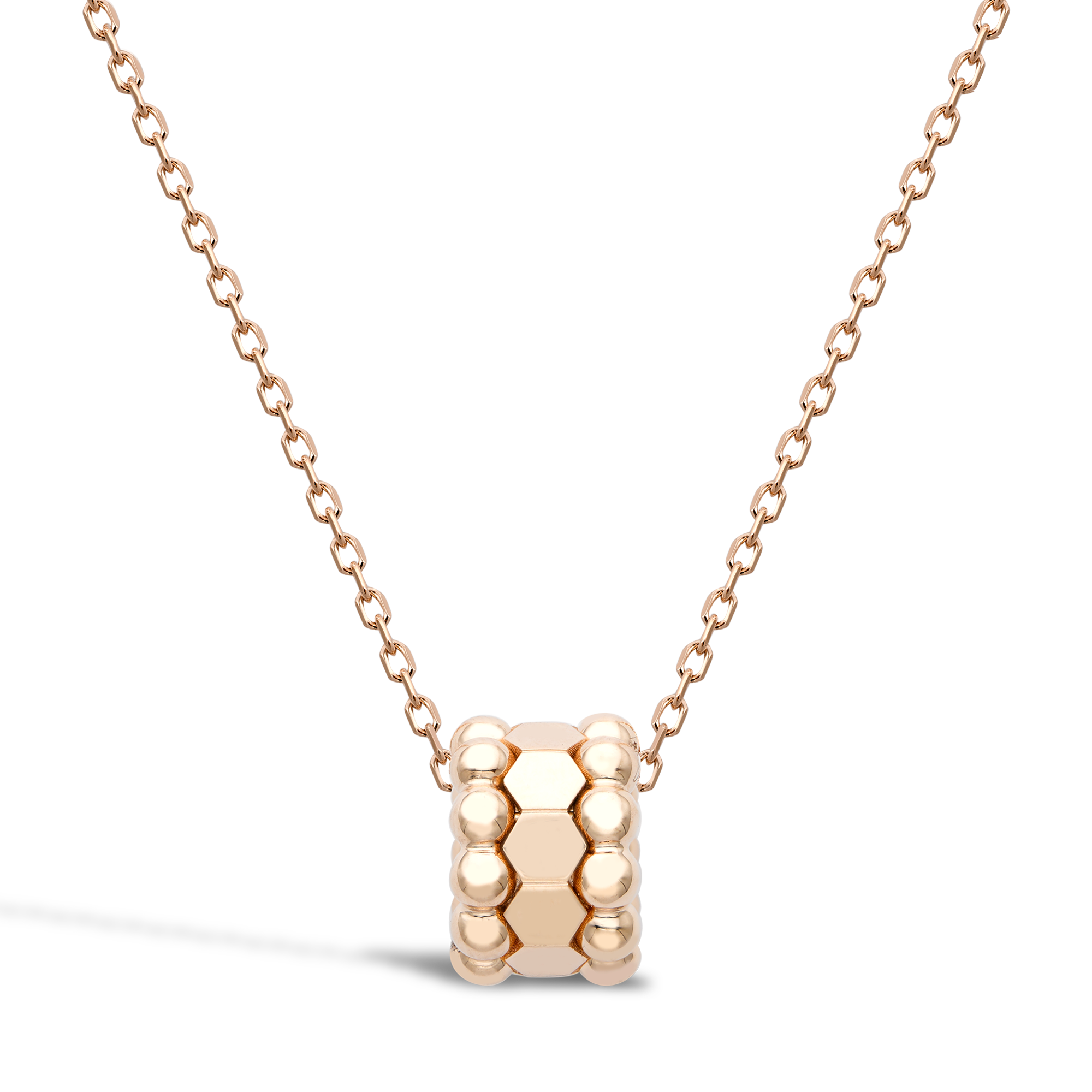 Bohemia Three Row Hexagonal Polished Pendant _1