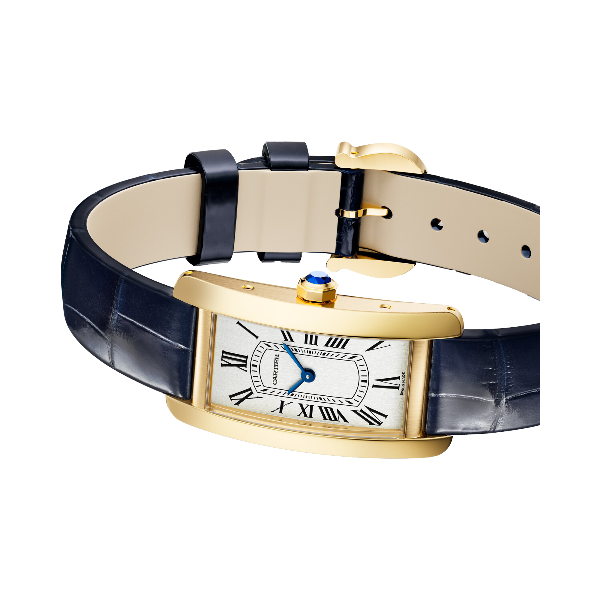 Cartier Tank Américaine 19.4mm, Silver Dial, Roman Numeral_2