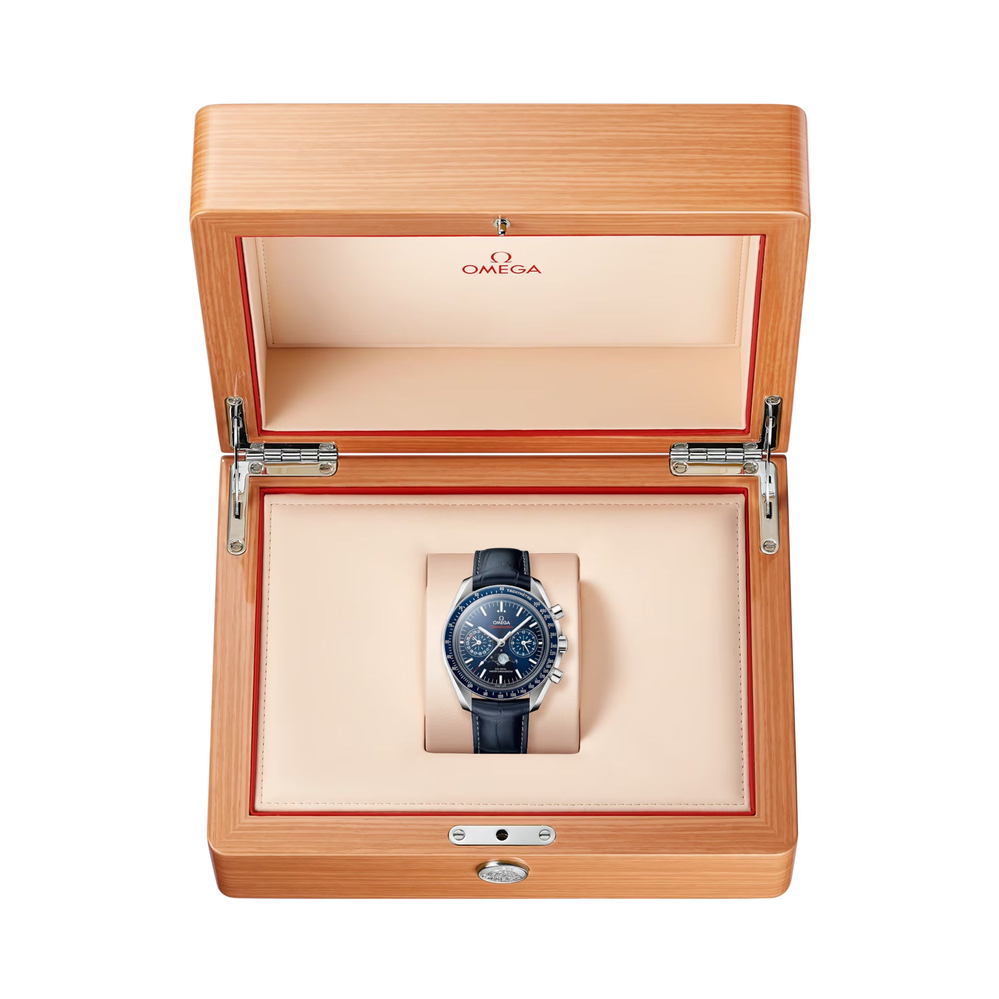 OMEGA Speedmaster Moonphase Chronograph 44.25mm, Blue Dial, Baton Numerals_3