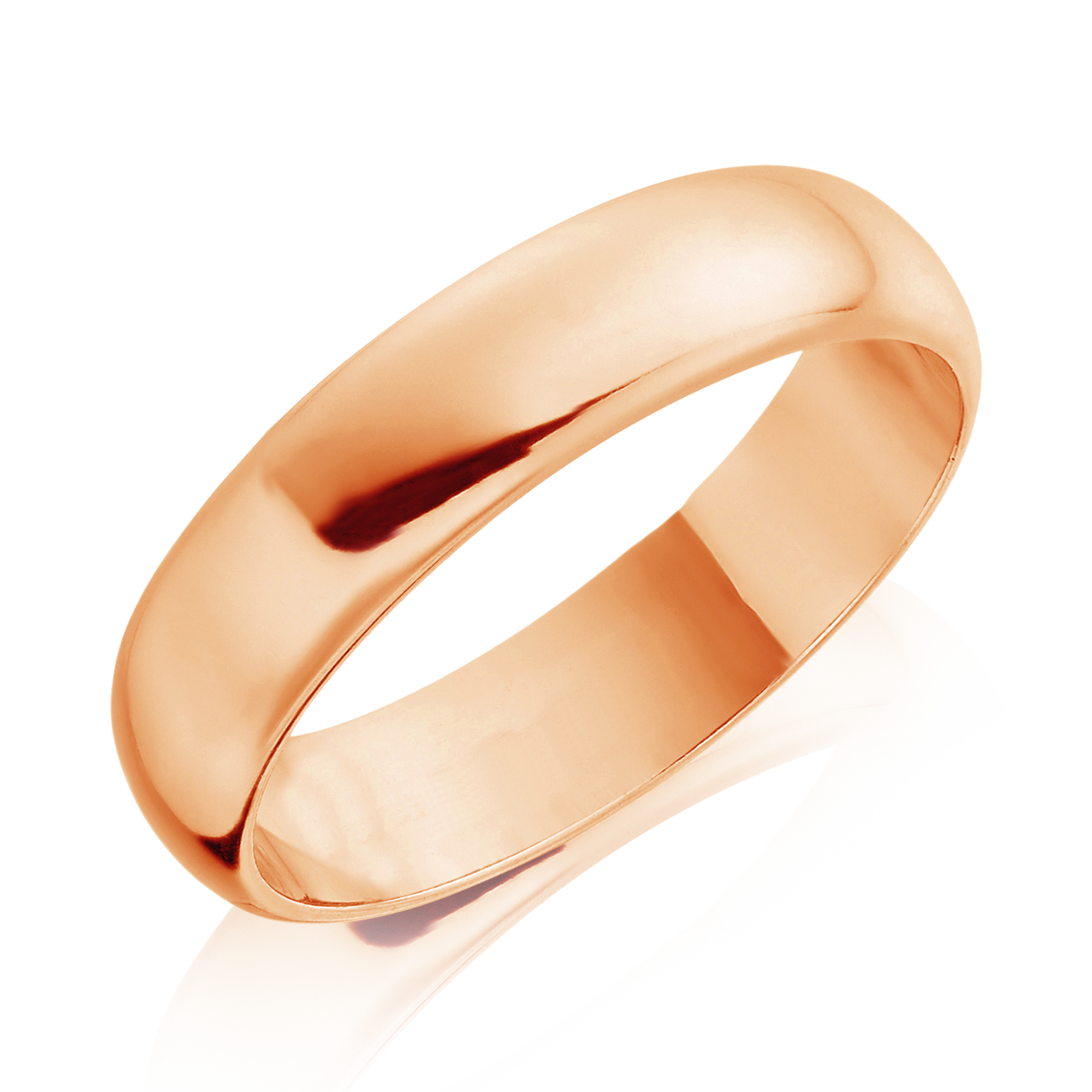 5mm D-Shape Wedding Ring _1